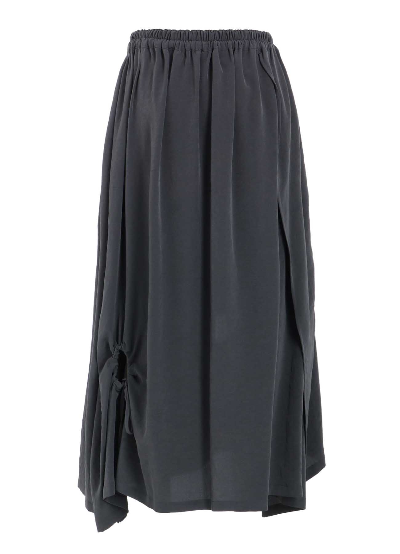CREPE de CHINE CIRCLE GATHERED SKIRT