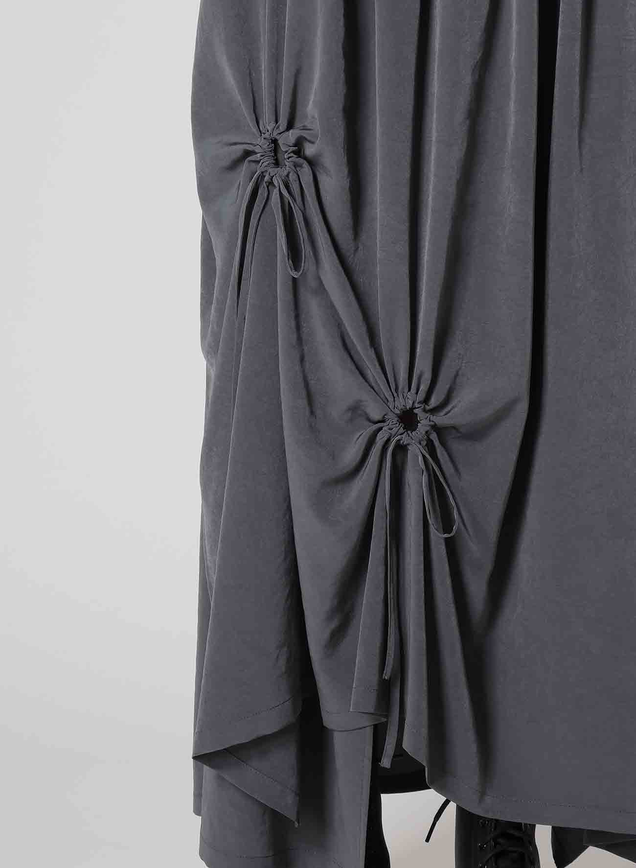 CREPE de CHINE CIRCLE GATHERED SKIRT