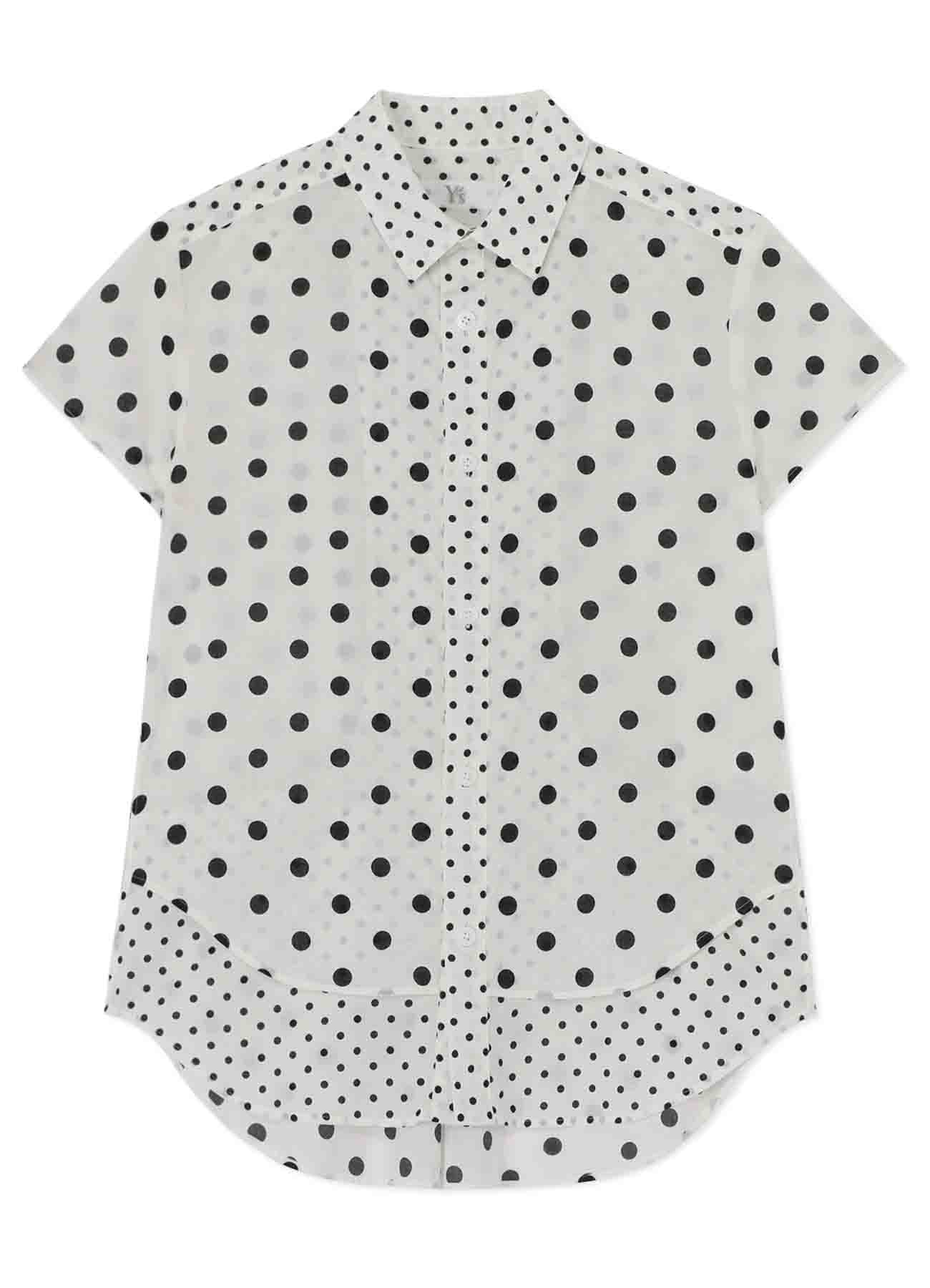 60/- COTTON LAWN DOT PRINT HALF SLEEVE BLOUSE