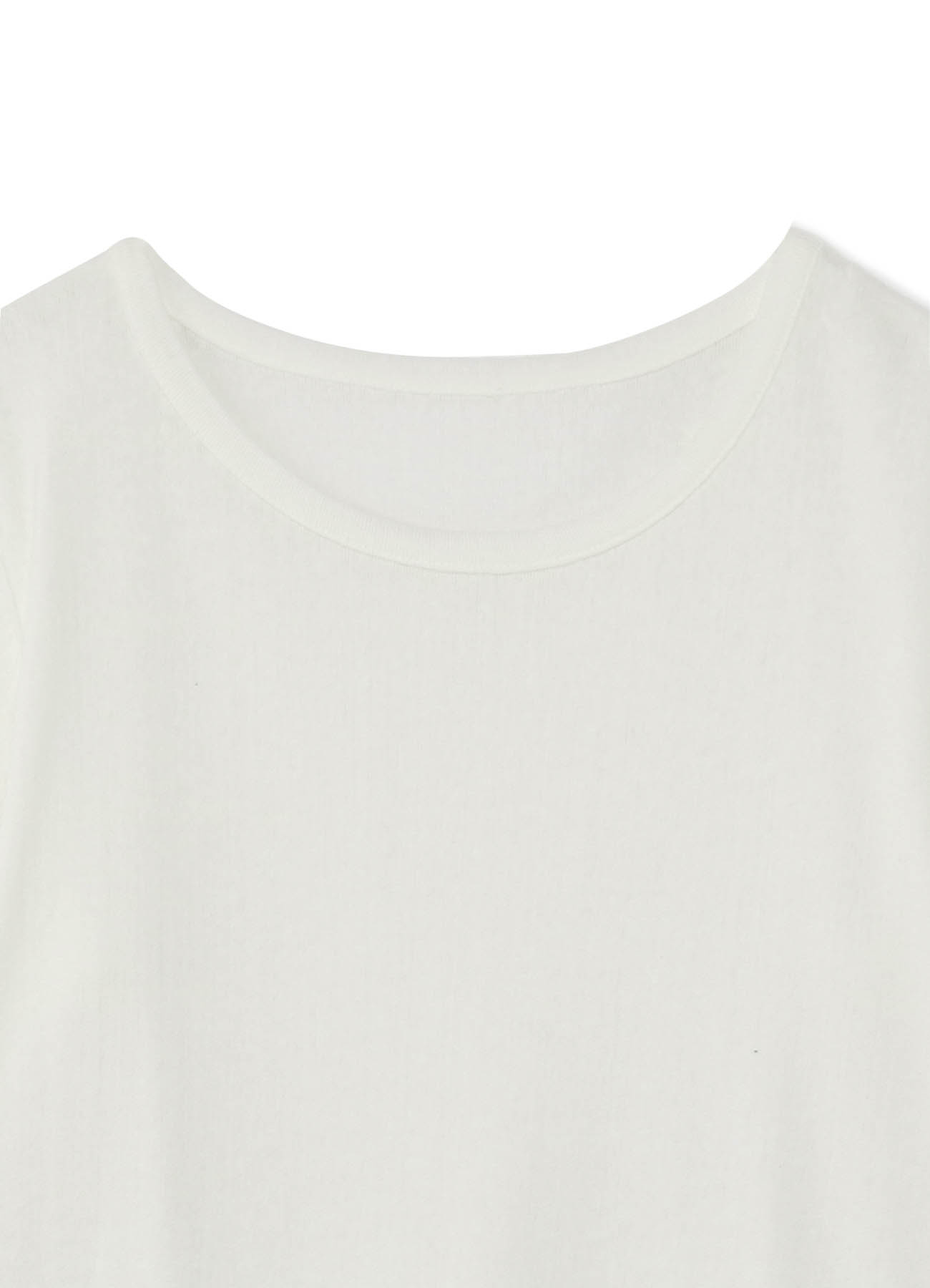 コットン強撚ラッセル 丸首半袖Tシャツ