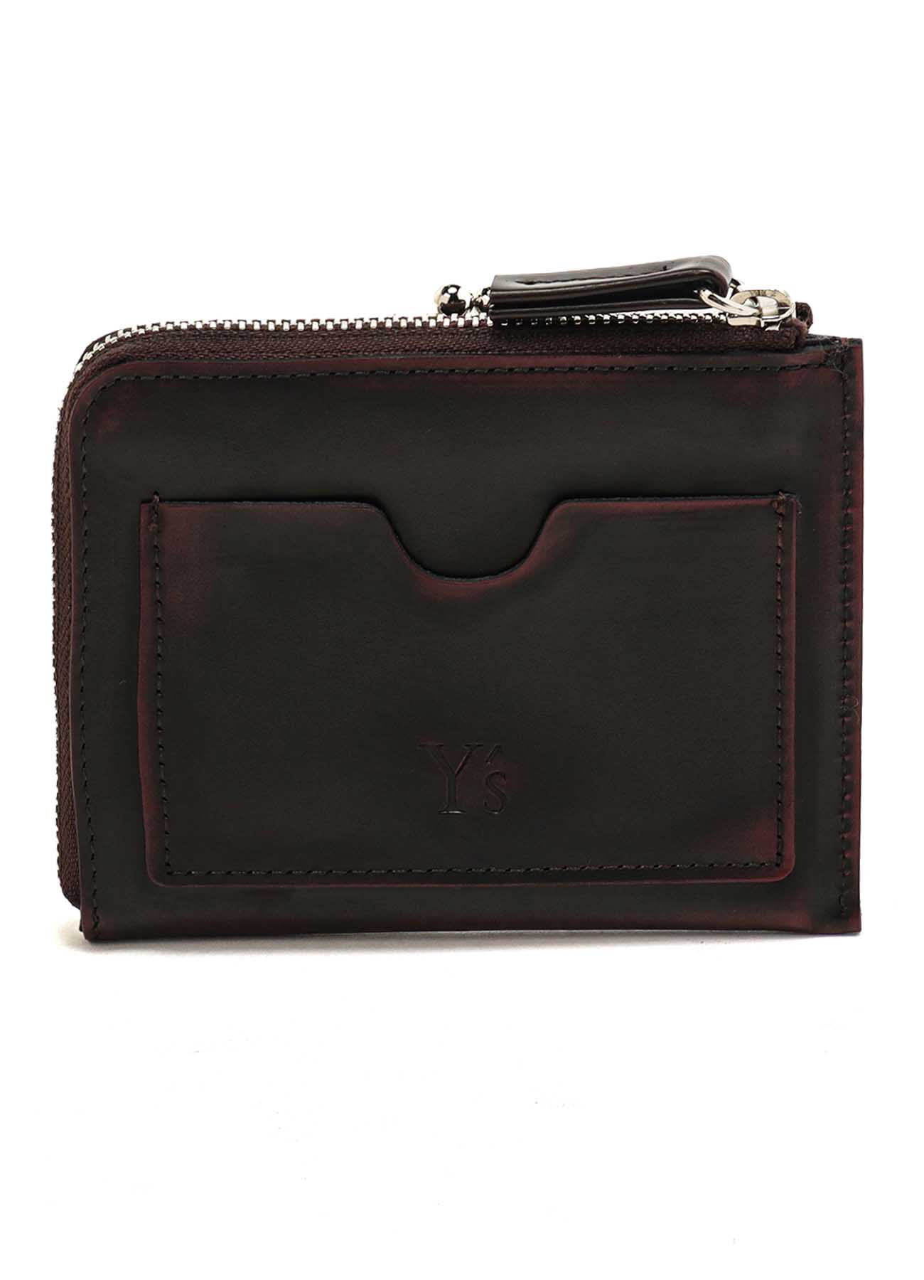 ADVANTIQUE LEATHER L-SHAPE CLASP WALLET