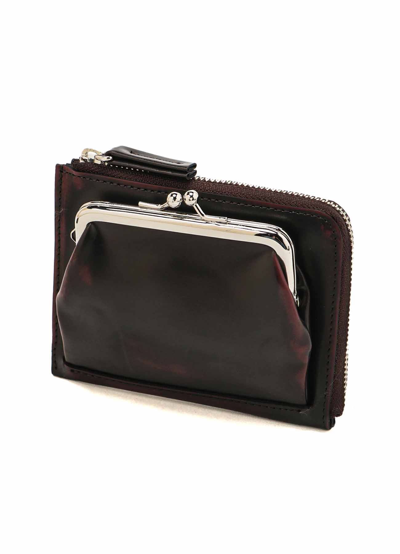 ADVANTIQUE LEATHER L-SHAPE CLASP WALLET