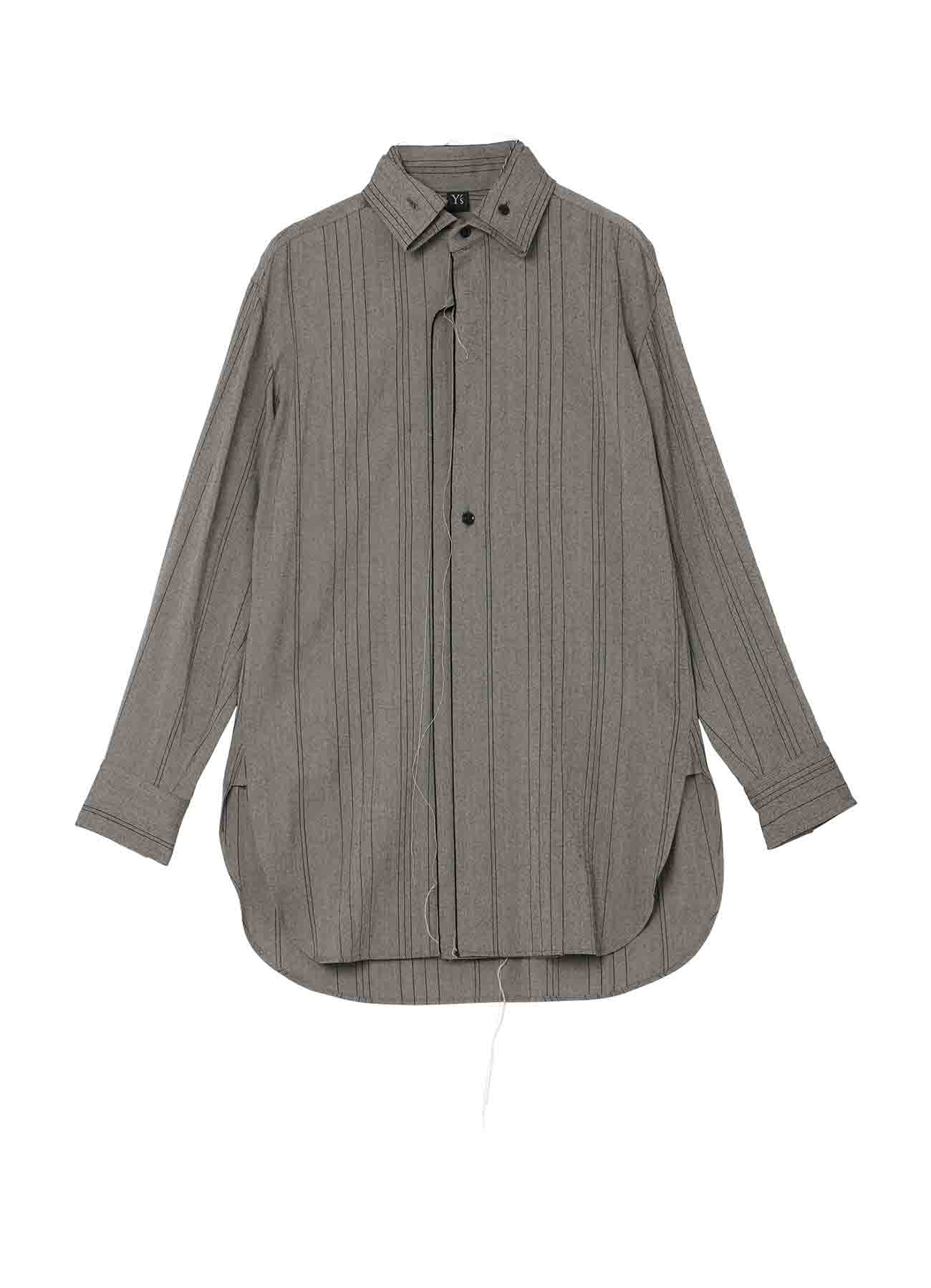 W/RY RANDOM HERRINGBONE DOUBLE COLLAR SHIRT