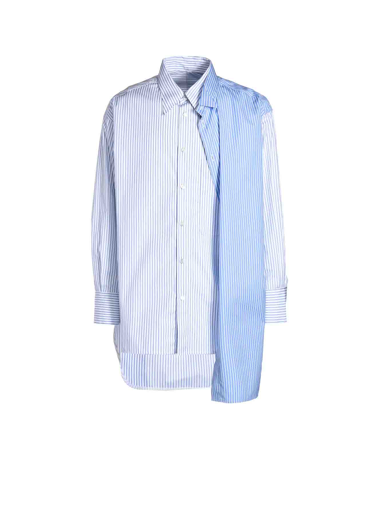 【9/6 12:00(JST) Release】STRIPE DOUBLE LAYERED WING COLLAR SHIRT