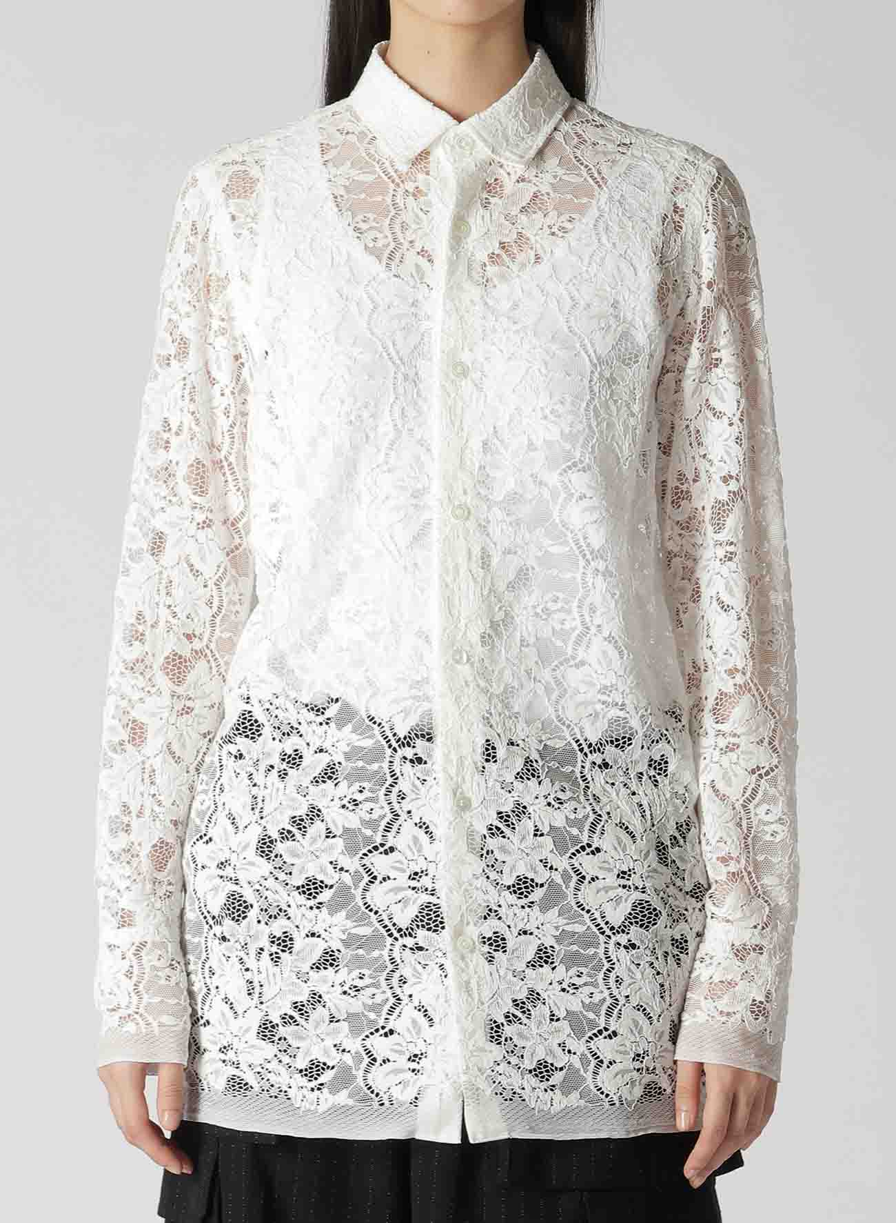 LACE REGULAR COLLAR BLOUSE