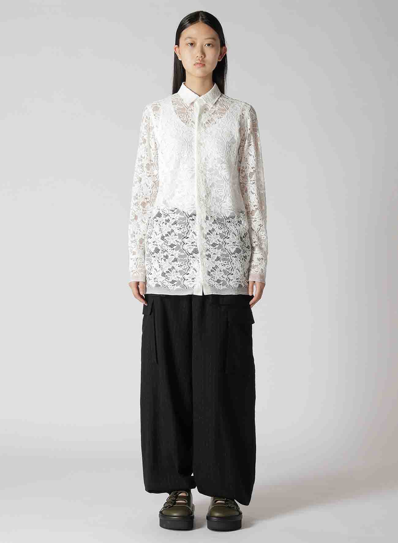 LACE REGULAR COLLAR BLOUSE