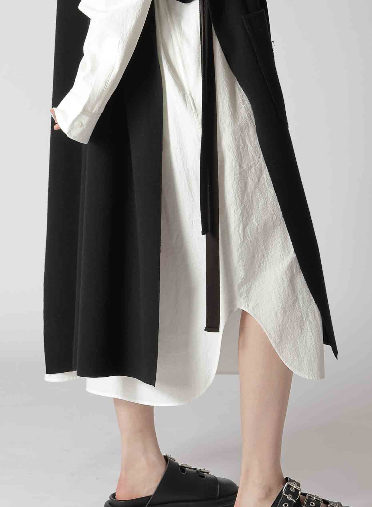 CASHMERE BLEND HOODIE PONCHO