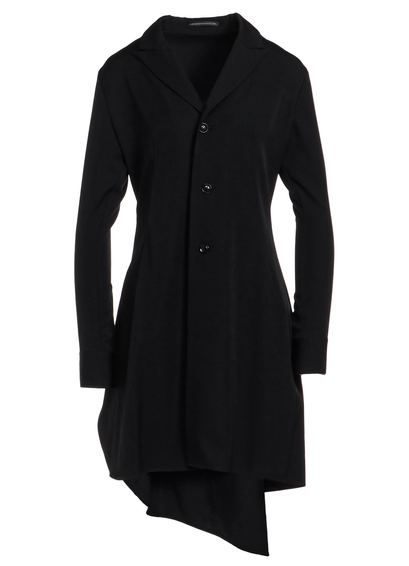 WOOL GABARDINE TAILORED DRESS