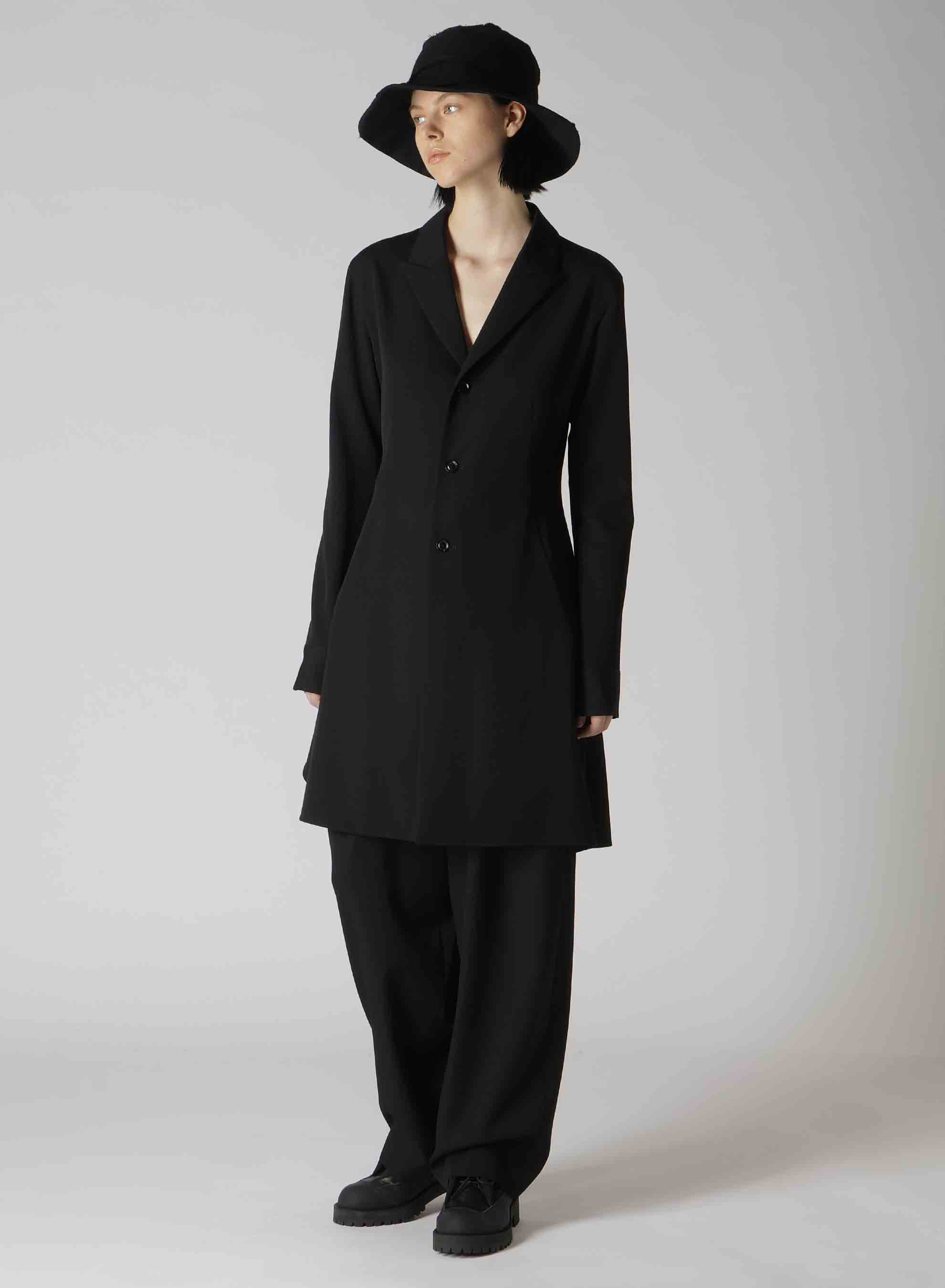 WOOL GABARDINE TAILORED DRESS