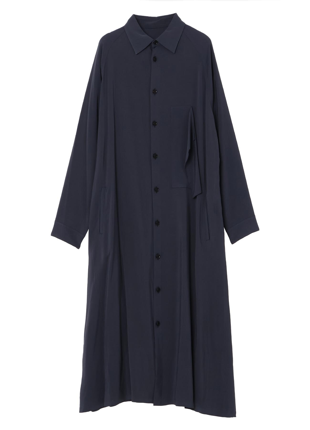 HARD TWISTED GABARDINE SHIRT DRESS