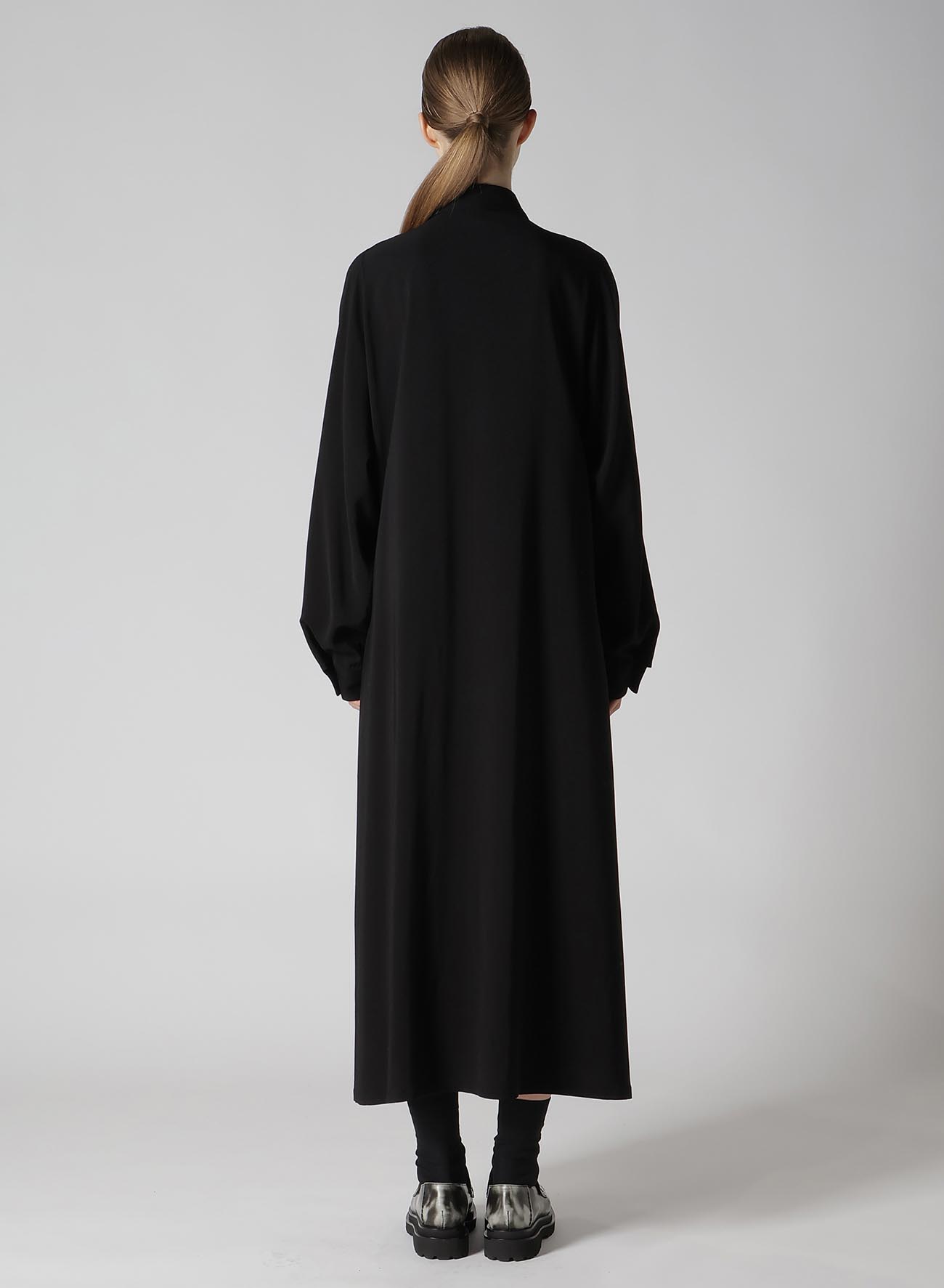 HARD TWISTED GABARDINE SHIRT DRESS