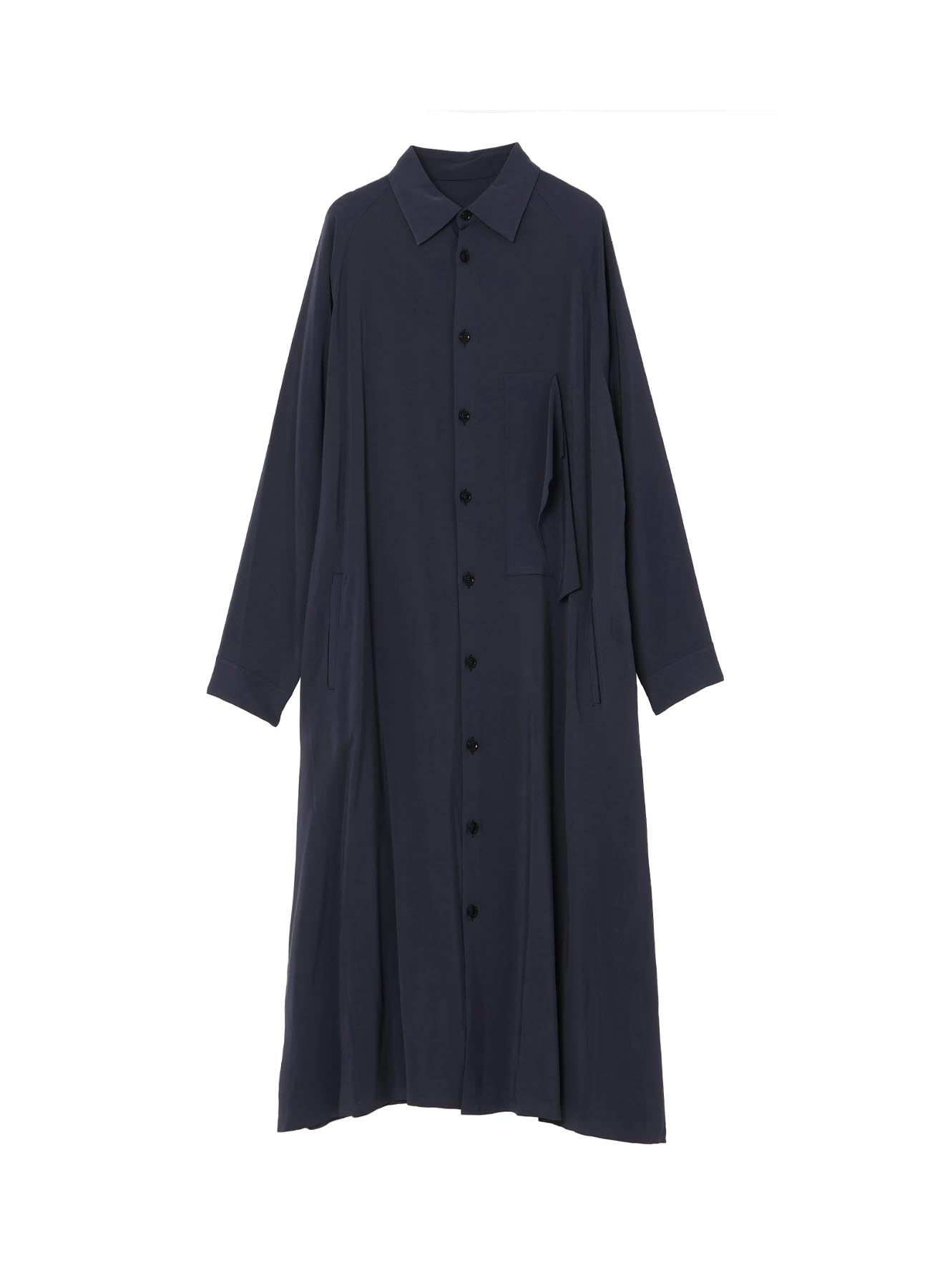 HARD TWISTED GABARDINE SHIRT DRESS