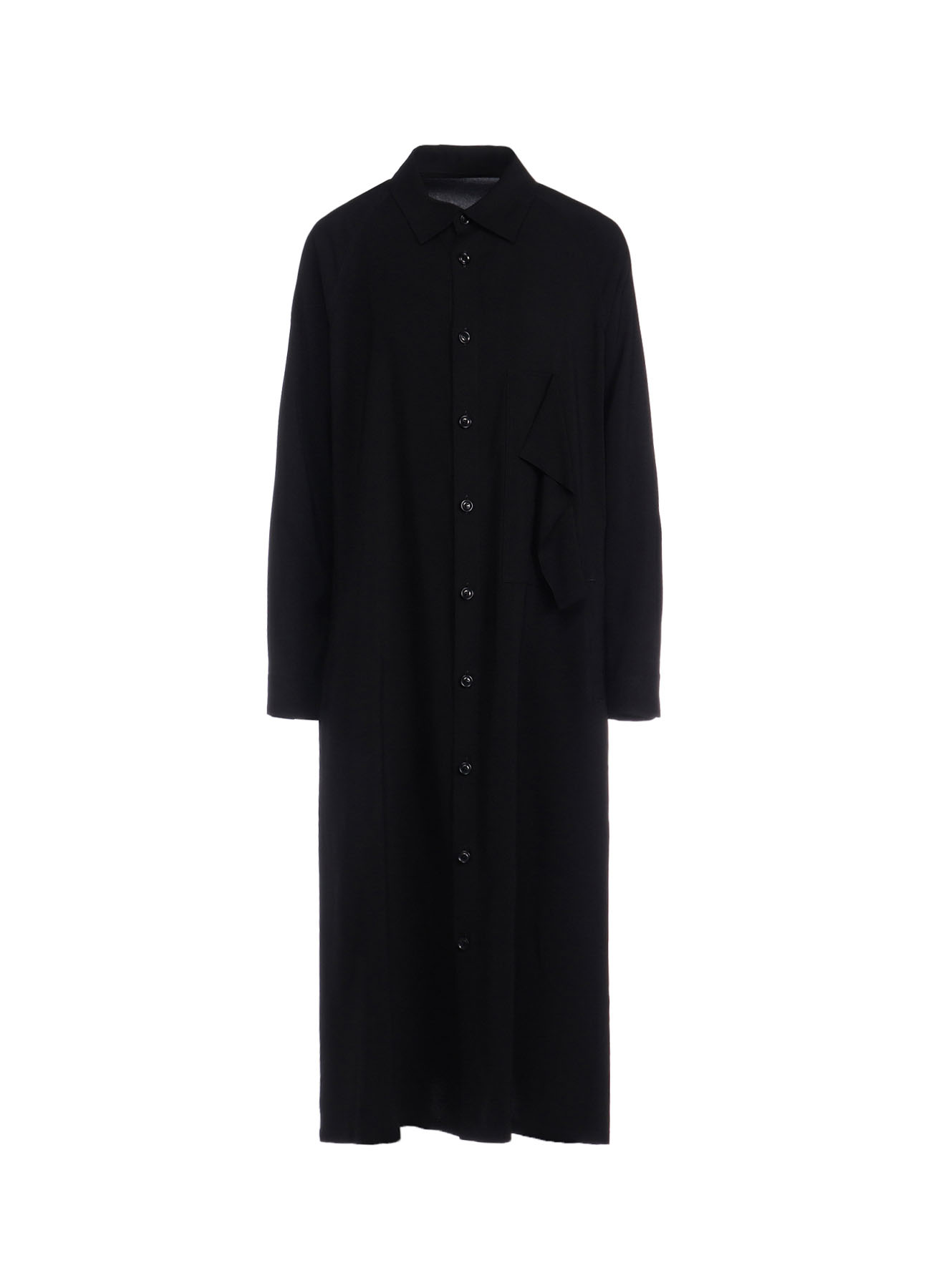 HARD TWISTED GABARDINE SHIRT DRESS