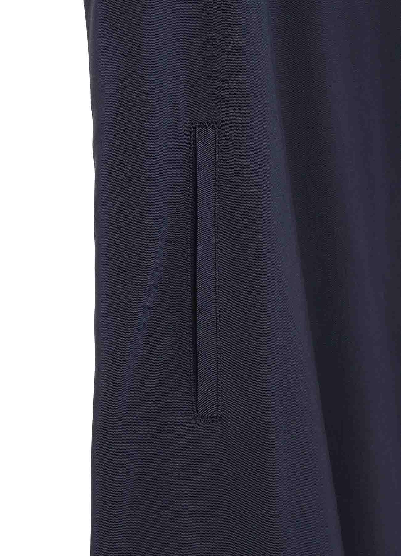 HARD TWISTED GABARDINE FRENCH SLEEVE DRESS