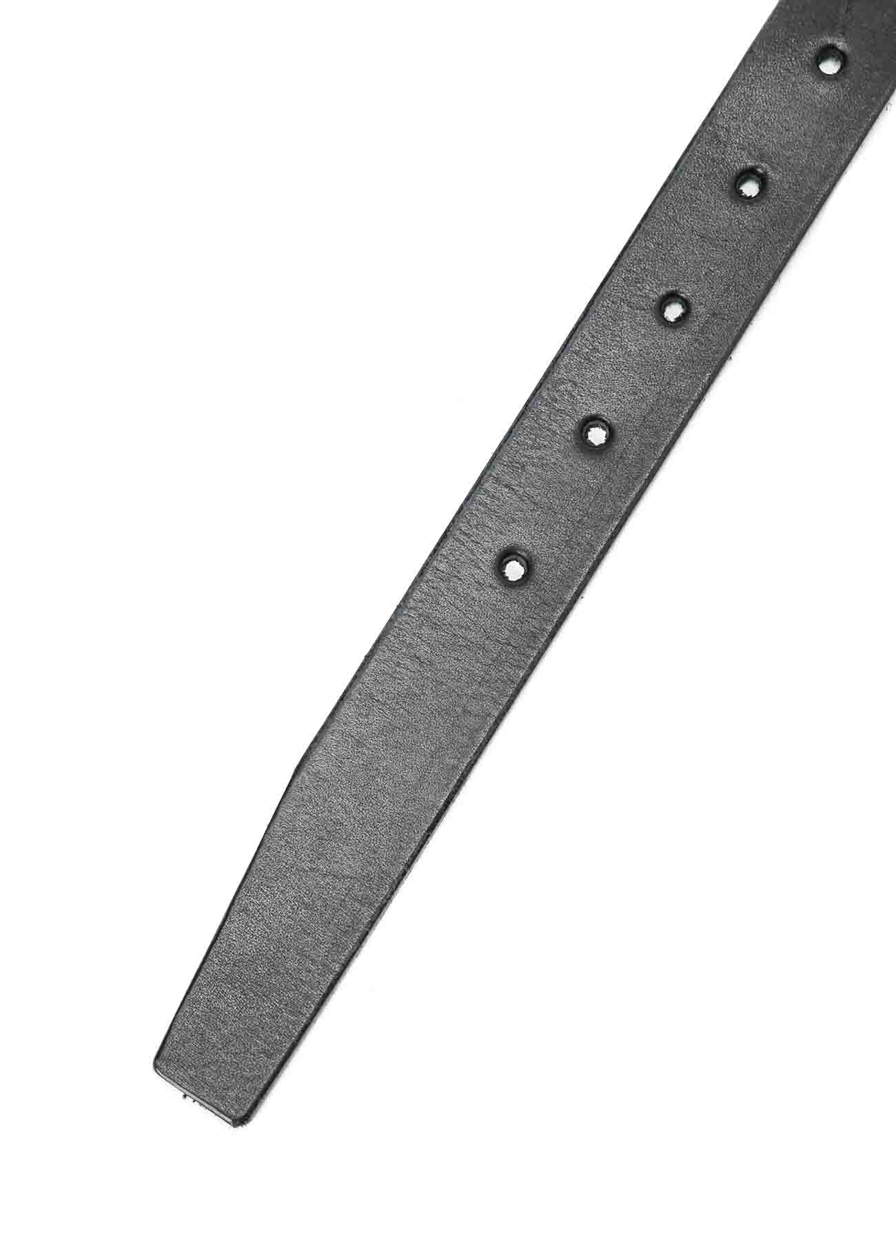 SEMI-GLOSS LEATHER 25MM BELT