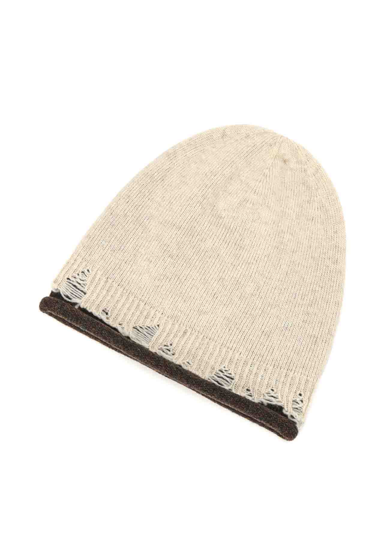 MILANO LAMB DAMAGED BEANIE