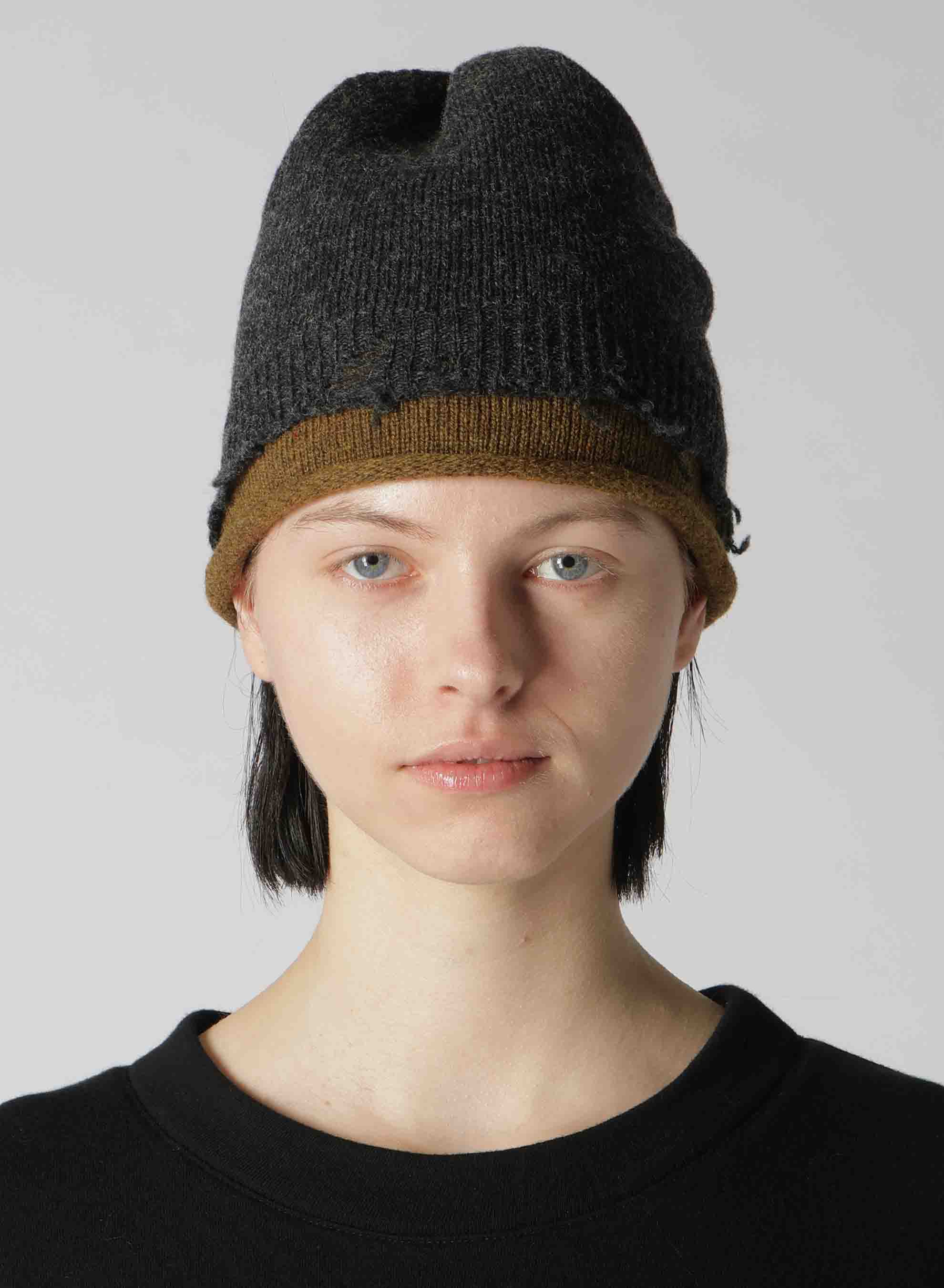 MILANO LAMB DAMAGED BEANIE