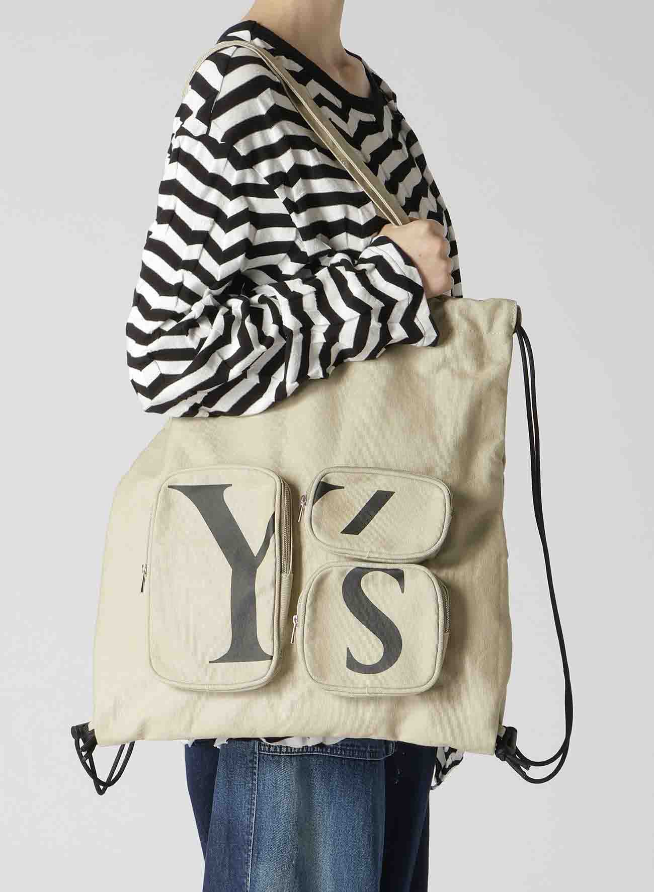 Y'S LOGO CANVAS NAPSACK