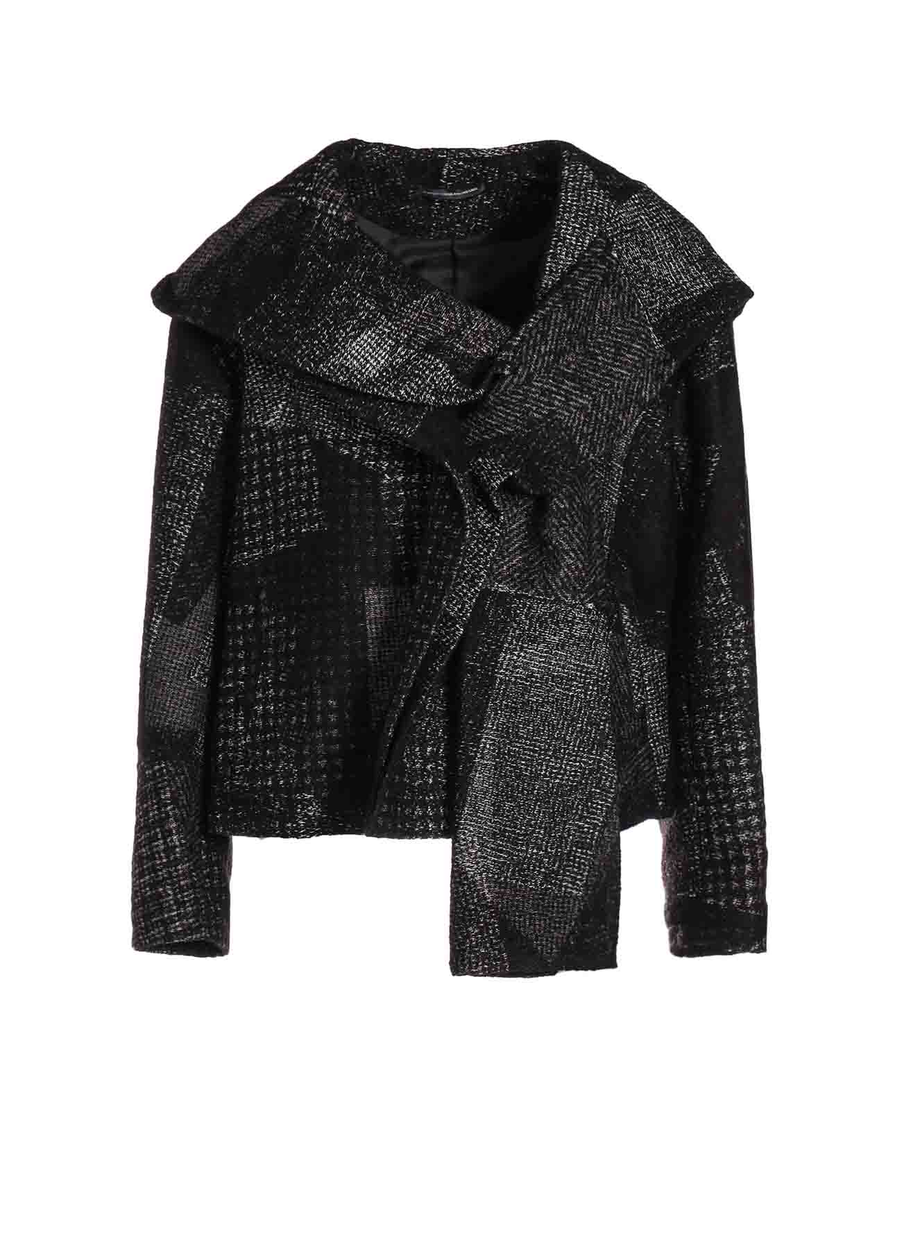 W/C RANDOM HOUNDSTOOTH JQ HOODIE JACKET