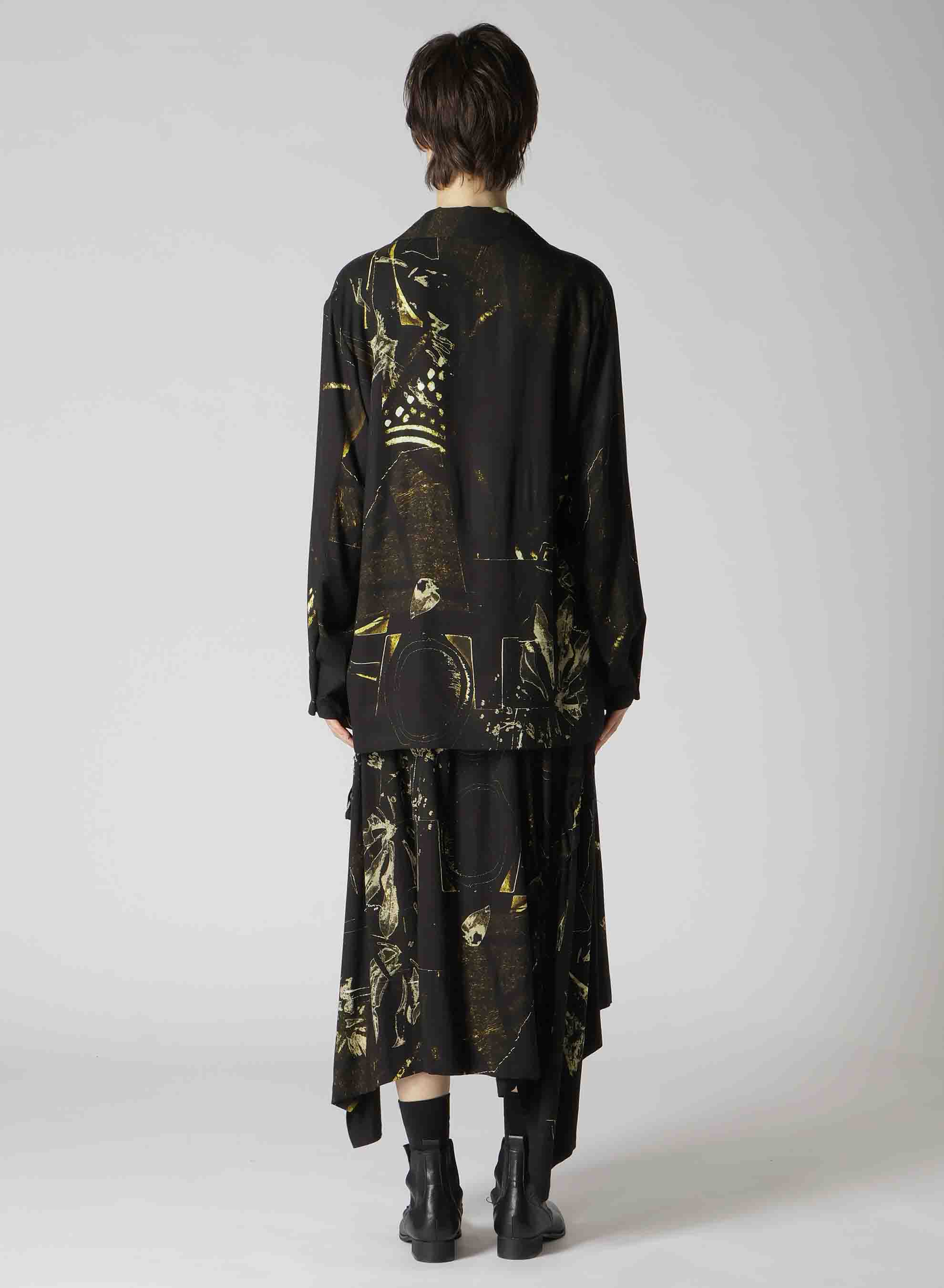 RY/LAWN AFRICAN FLOWER PT SHIRT JACKET