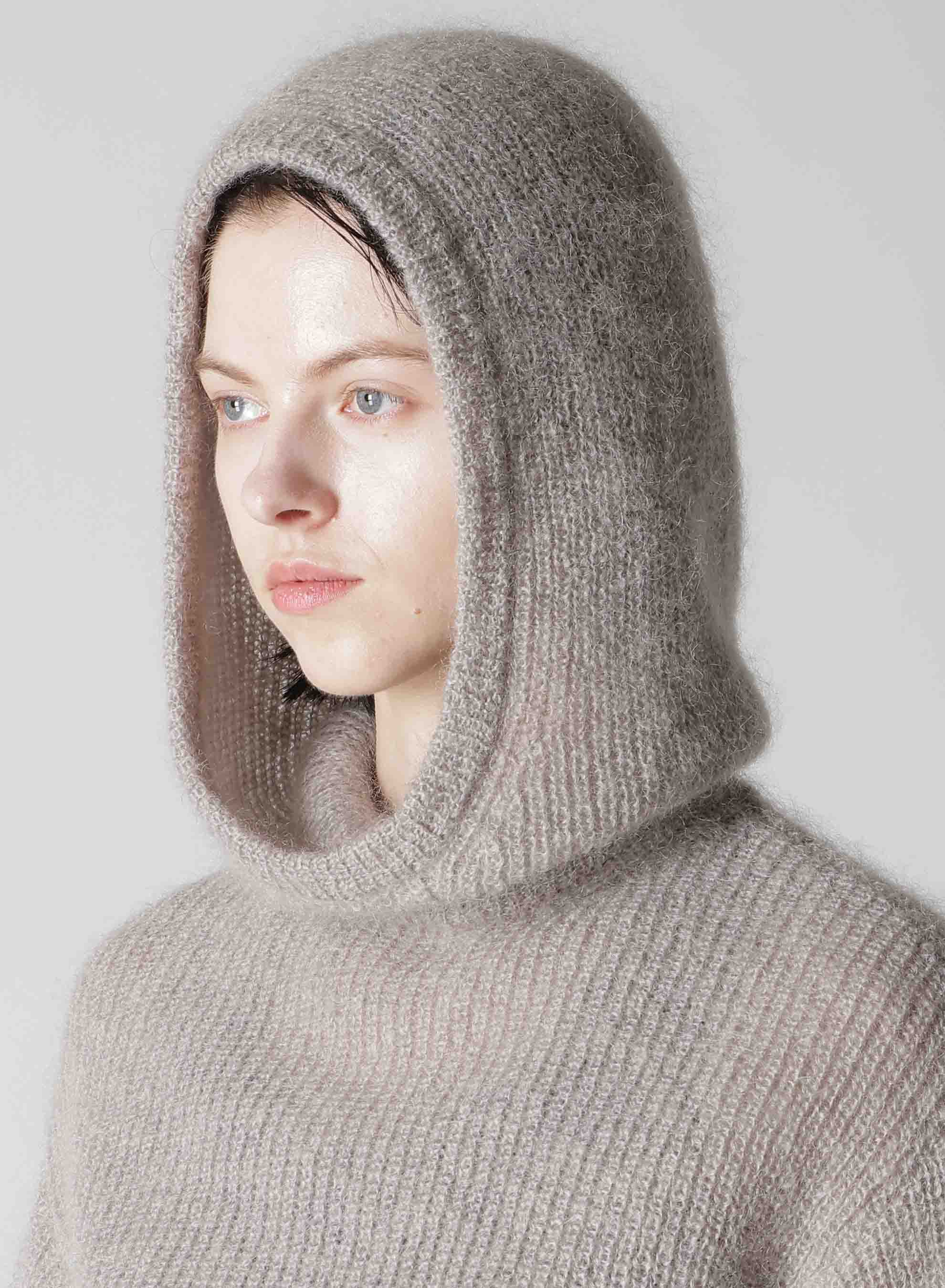 MOHAIR HOODIE PULLOVER