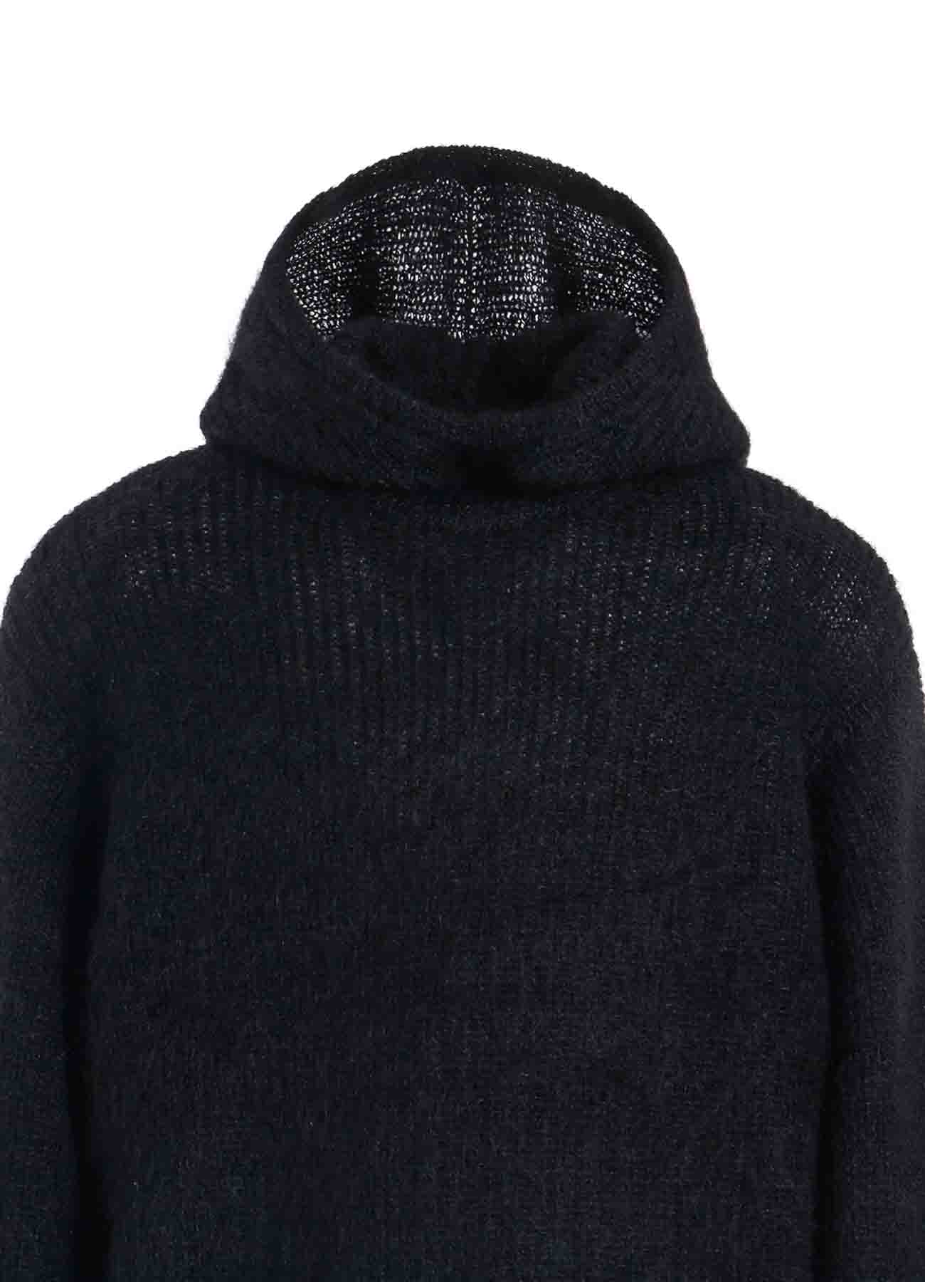 MOHAIR HOODIE PULLOVER