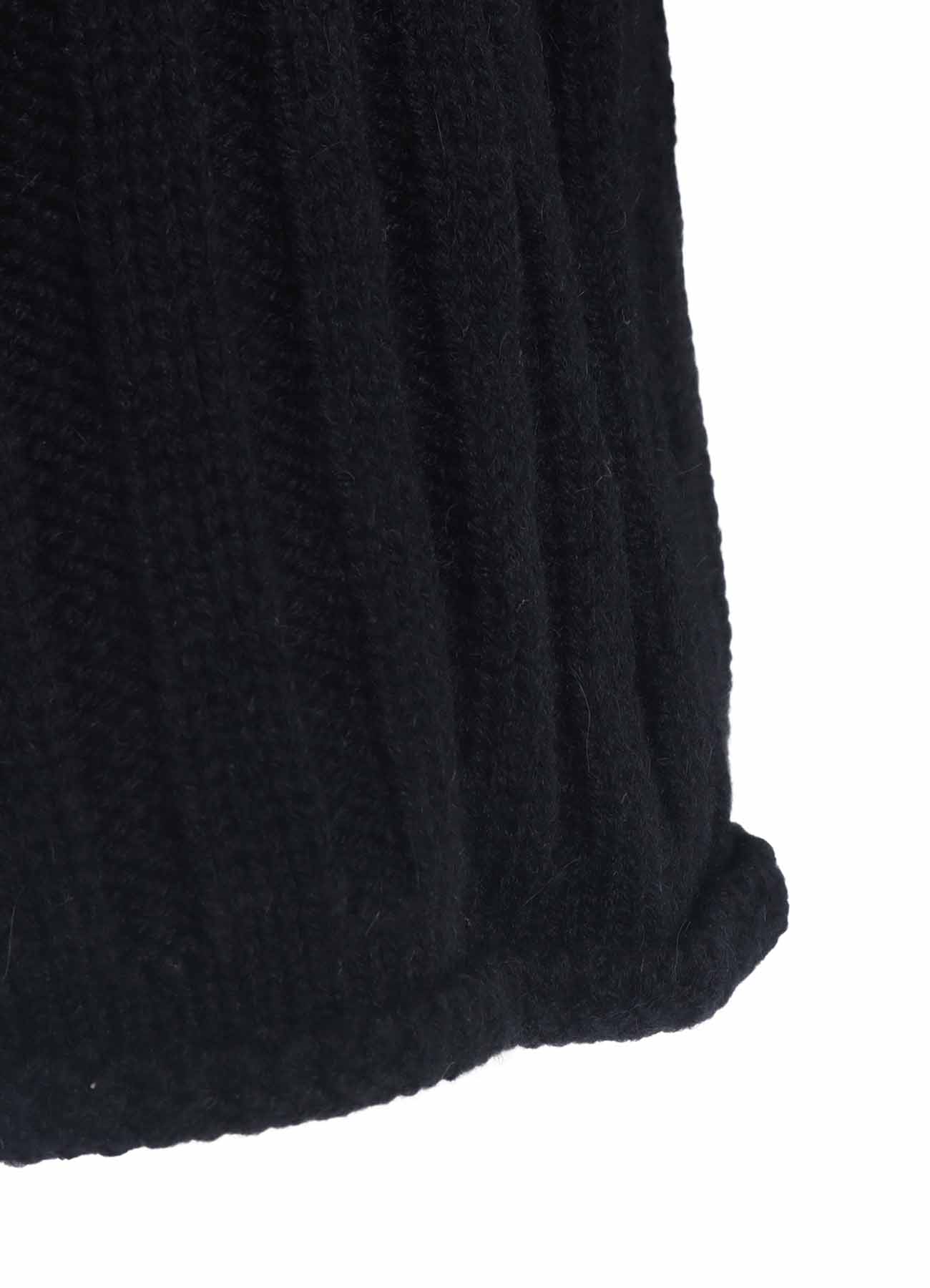 WIDE RIB TURTLENECK KNIT PULLOVER