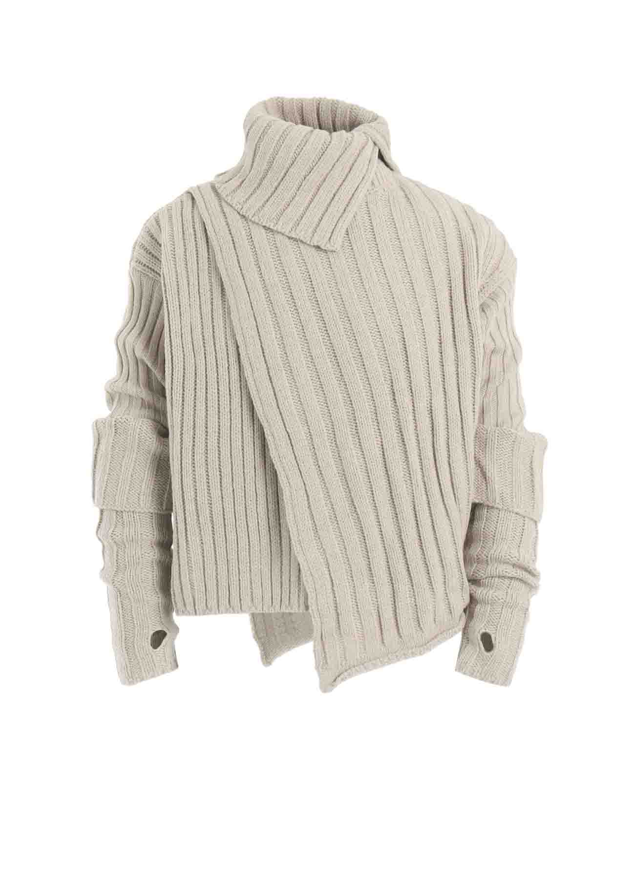 【11/1 12:00(JST) Release】WIDE RIB TURTLENECK KNIT PULLOVER