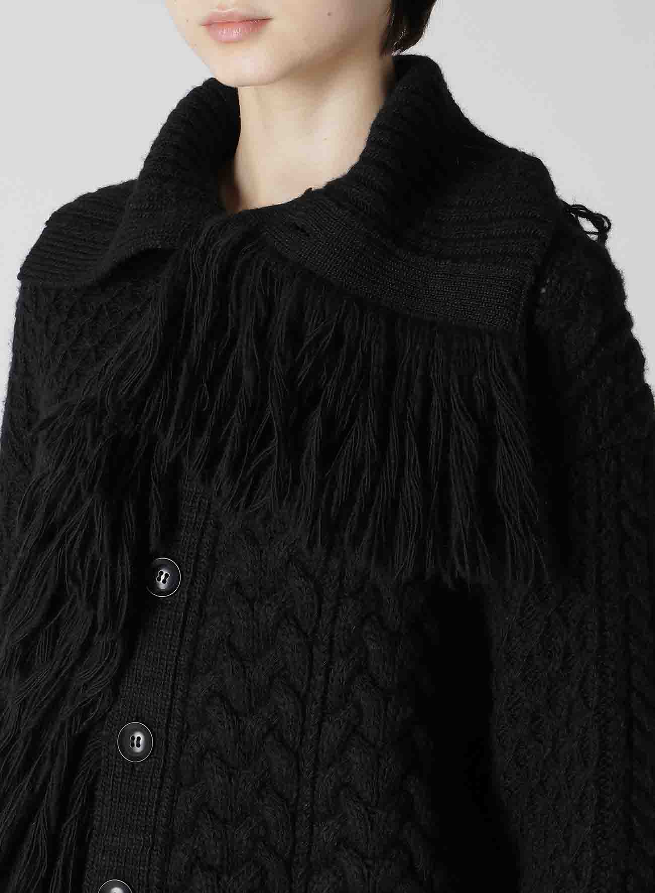 【11/1 12:00(JST) Release】CABLE/FRINGE CARDIGAN