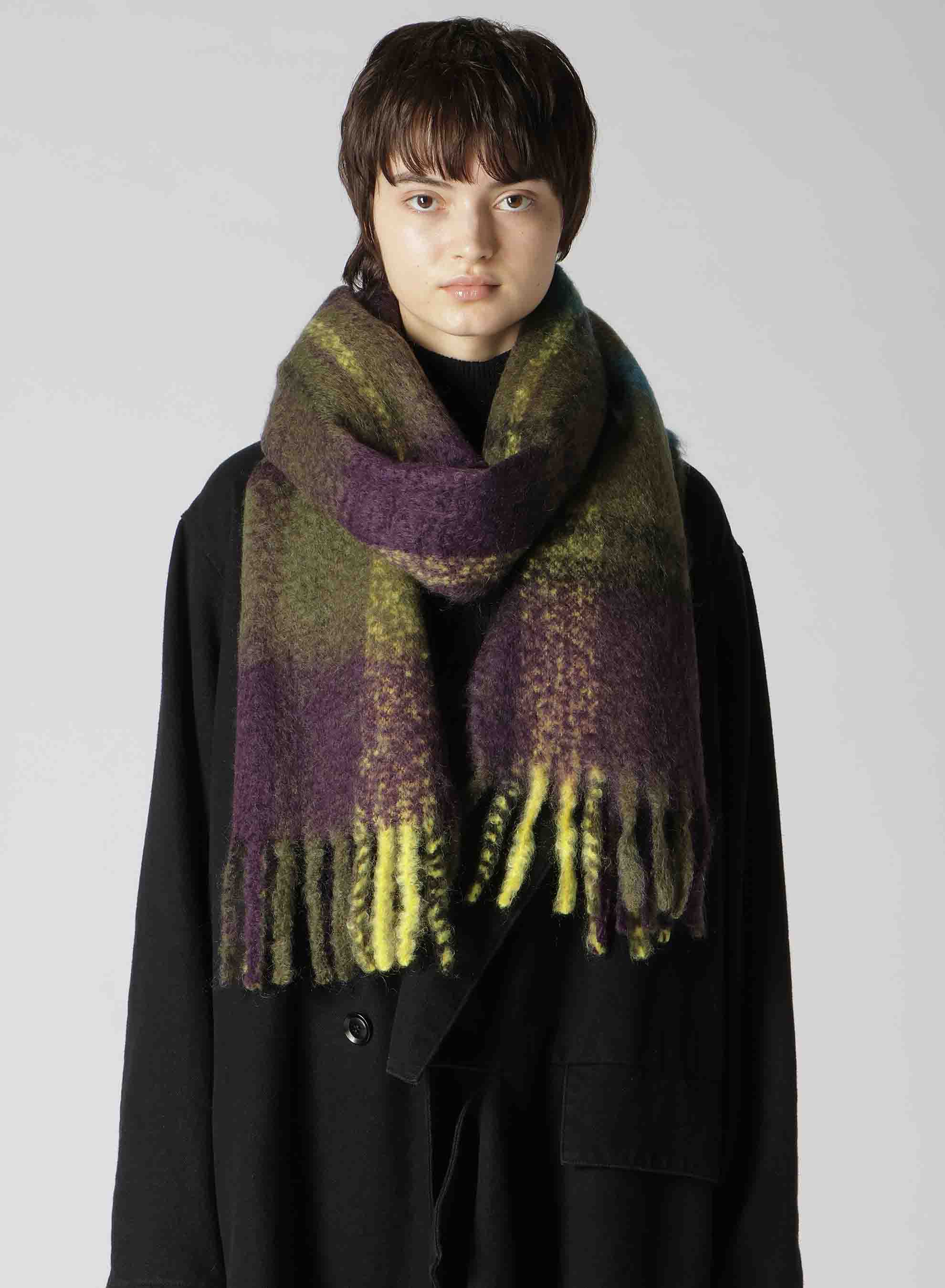 【10/18 12:00(JST) Release】PLAID MOHAIR STOLE