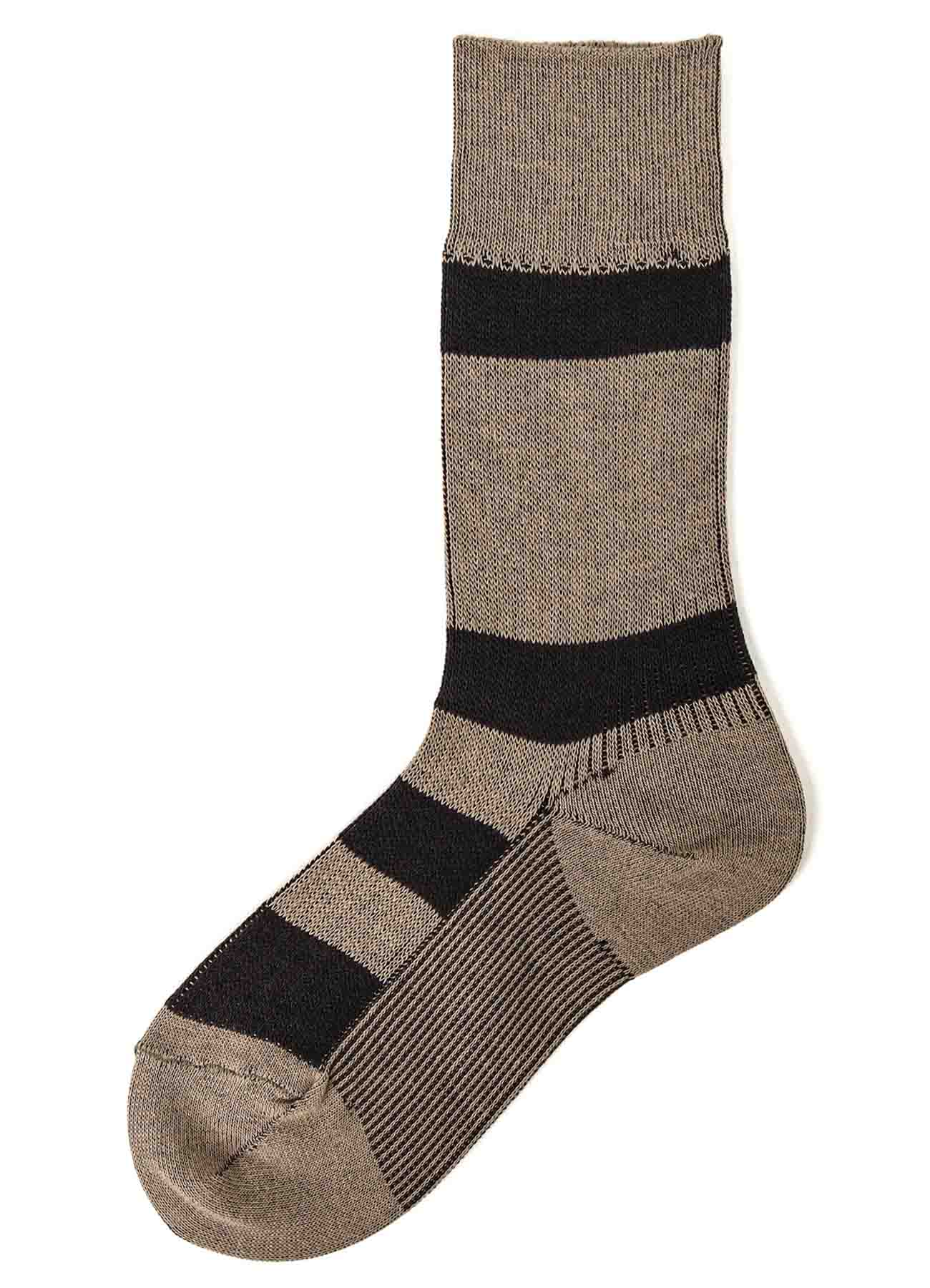 MIX RIB STRIPE SOCKS