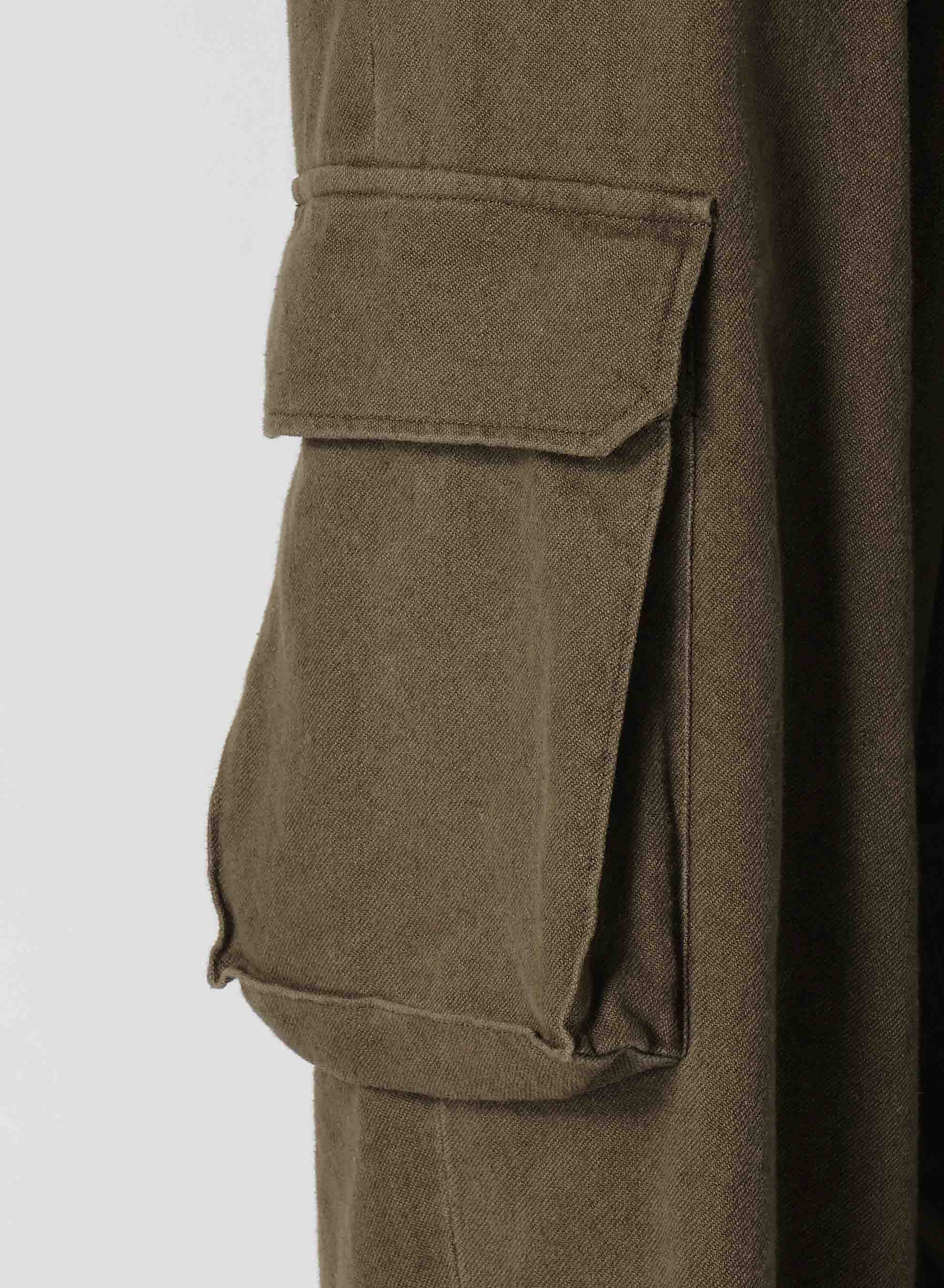 C/LI GABARDINE CARGO PANTS