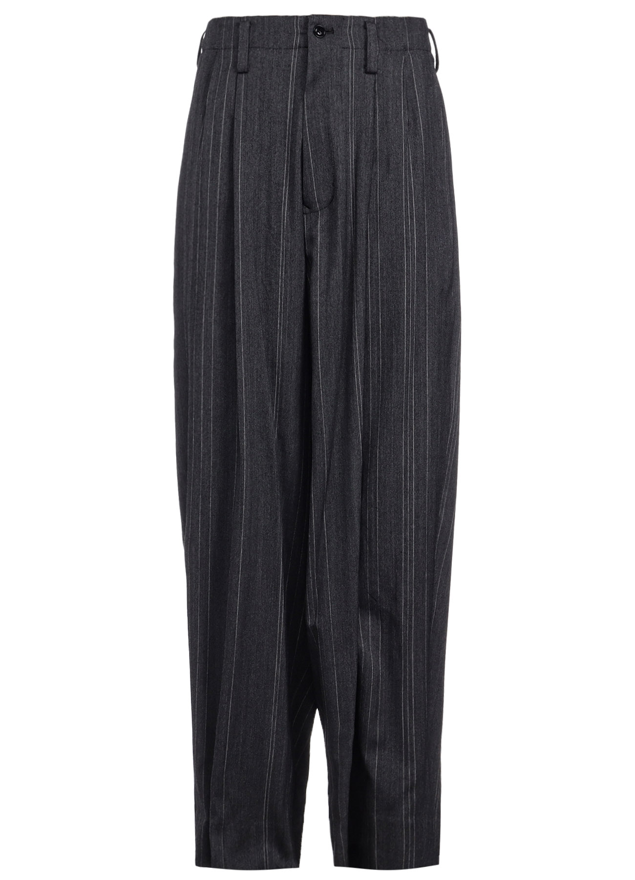 W/RY RANDOM HERRINGBONE DOUBLE TUCK WIDE PANTS