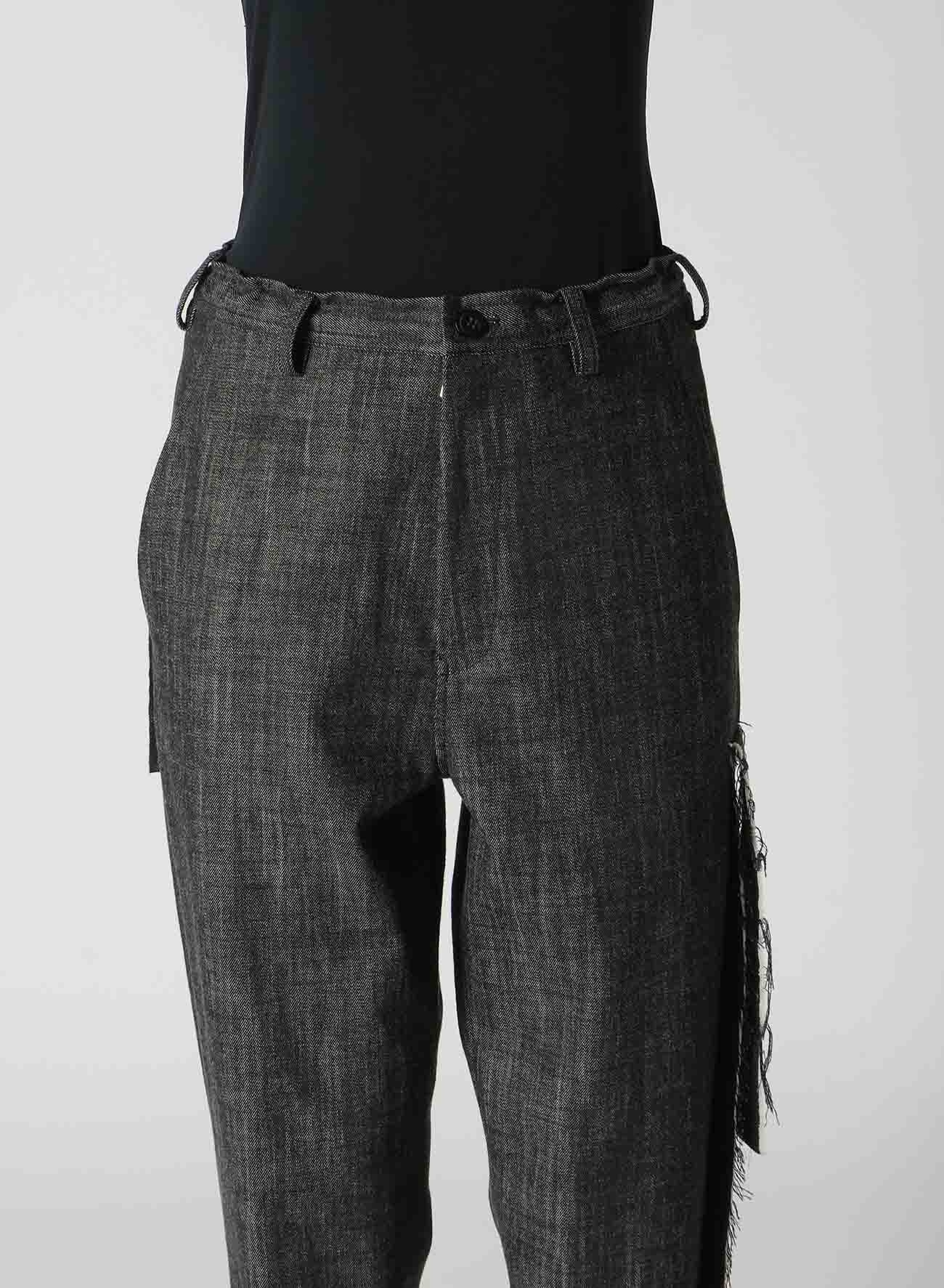 8OZ SOFT DENIM LEFT SIDE LINED PANTS