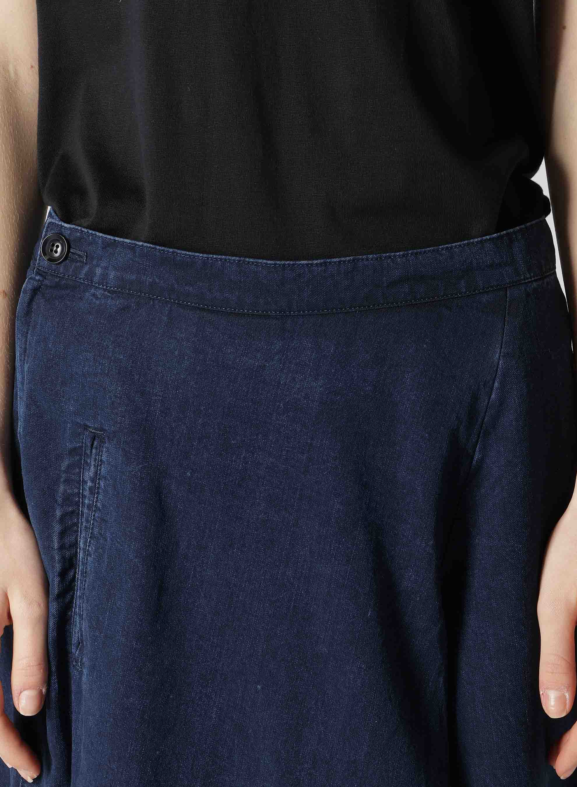 8OZ CE/C/ DENIM RIGHT SKIRT PANTS