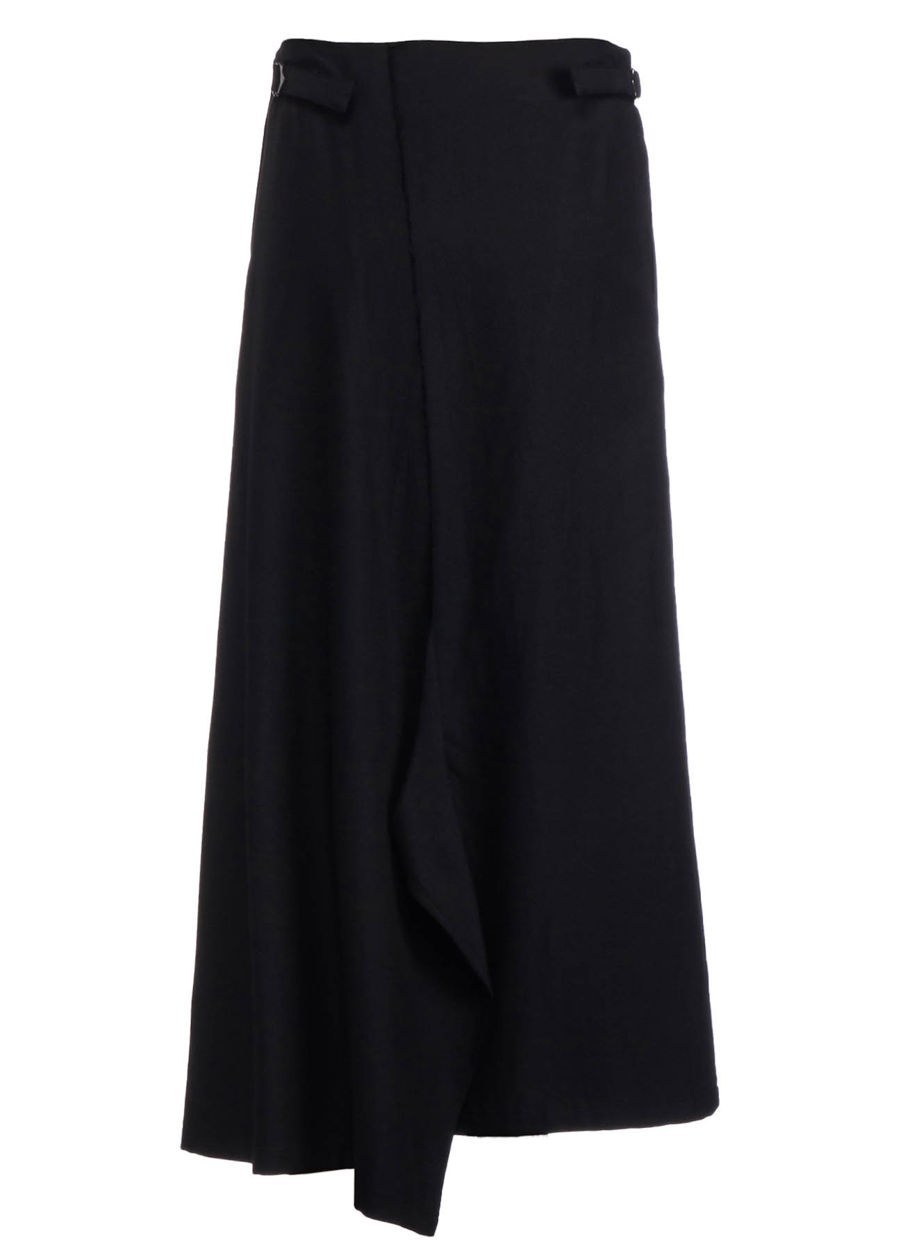 RY/W GABARDINE LEFT SIDE PATCH SKIRT PANTS