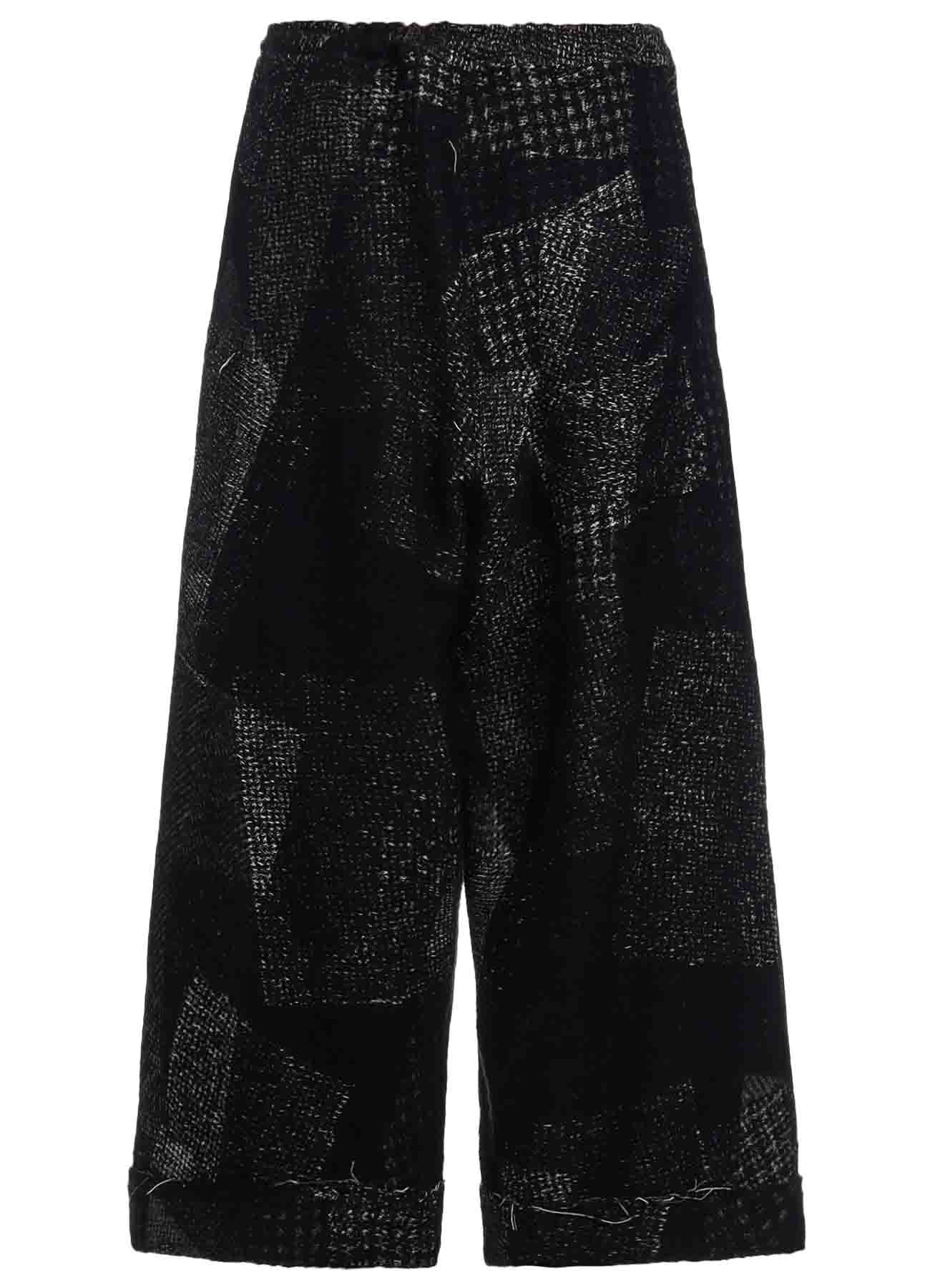 W/C RANDOM HOUNDSTOOTH JQ FRONT TUCK MACKIN PANTS