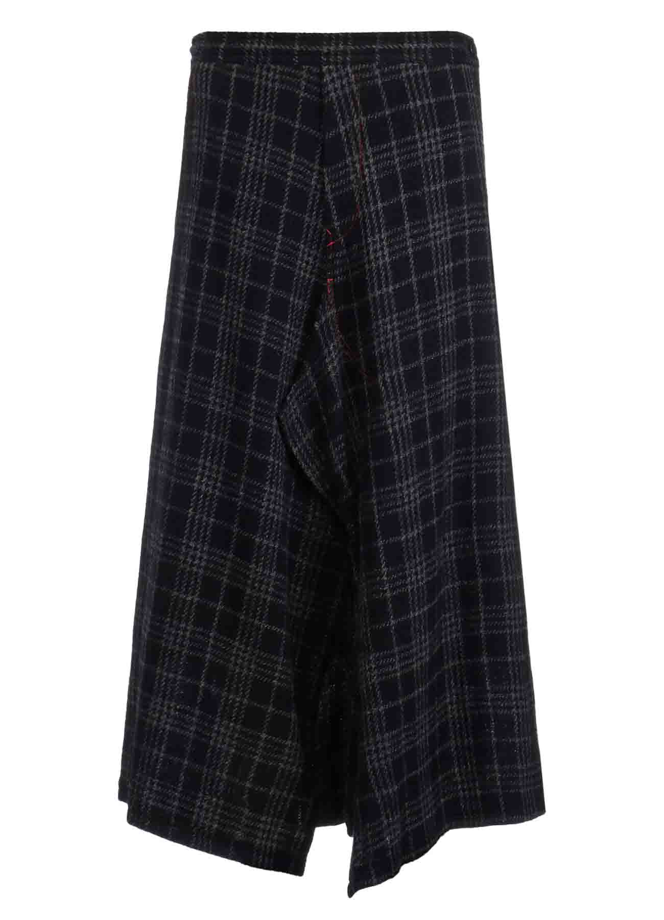 W/ CHECK RED STITCH GUSSET PANTS