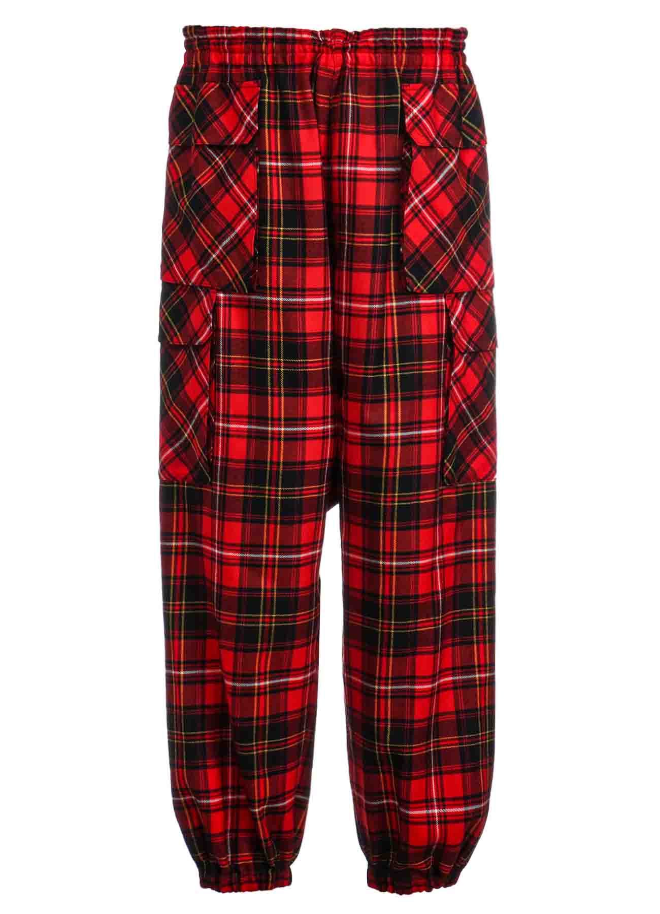 TARTAN CHECK POCKET PANTS