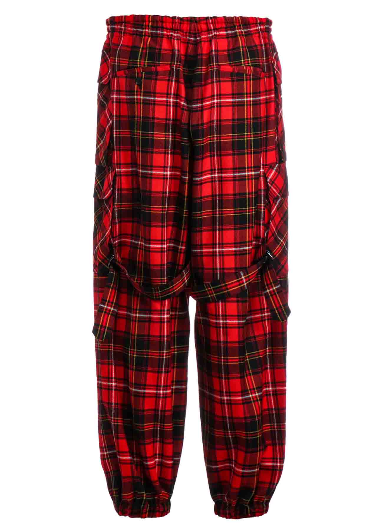 TARTAN CHECK POCKET PANTS