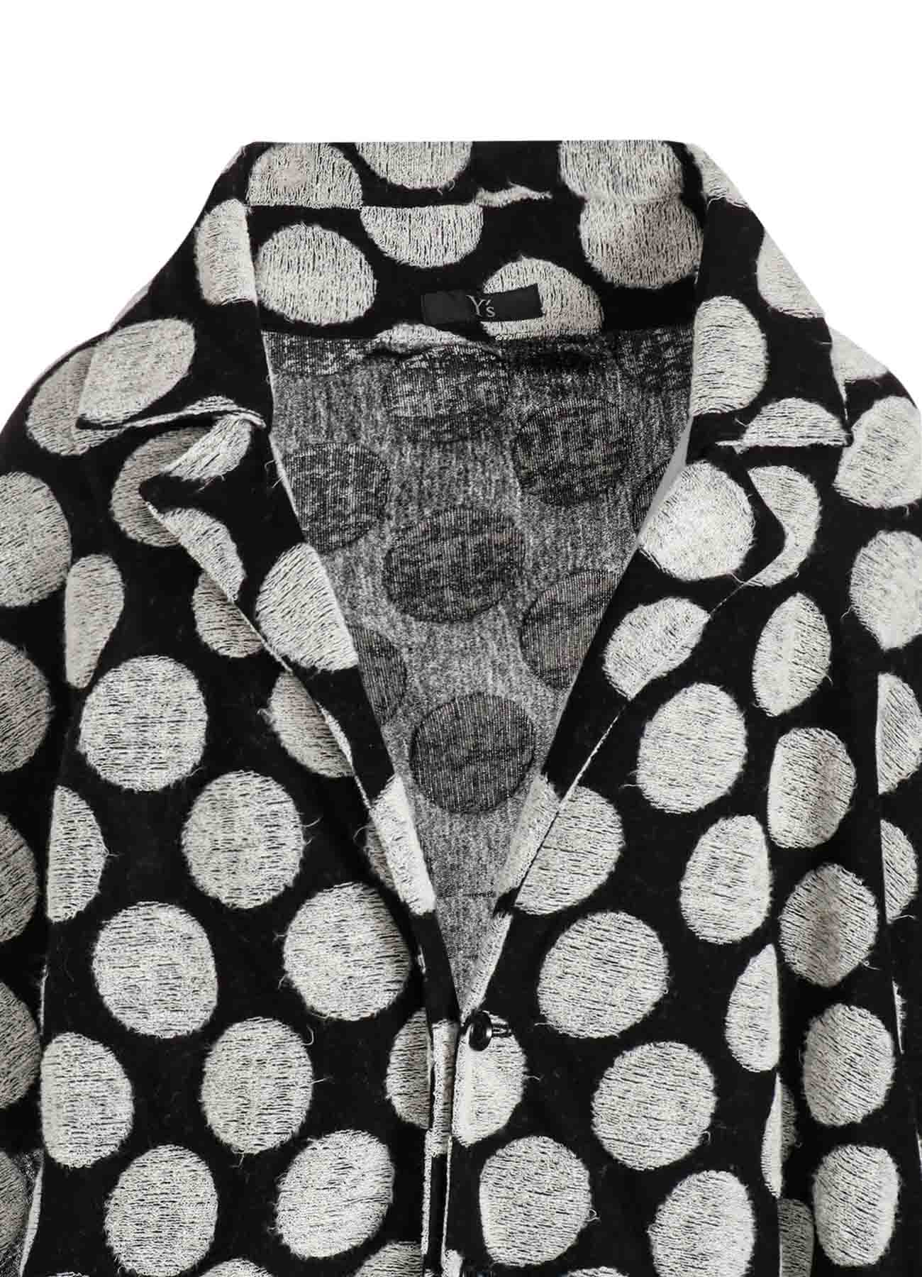 POLKA DOT PILE JQ CARDIGAN JACKET