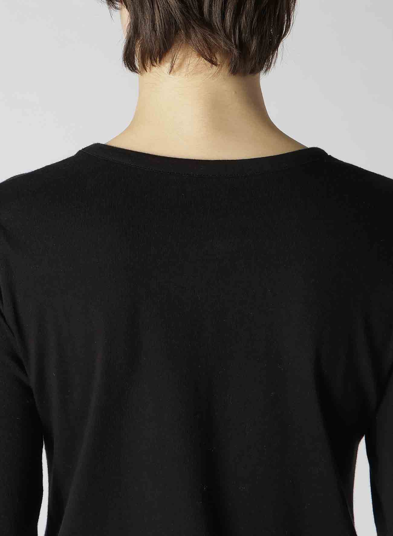 40/-SOFT JERSEY ROUND NECK LONG SLEEVE T