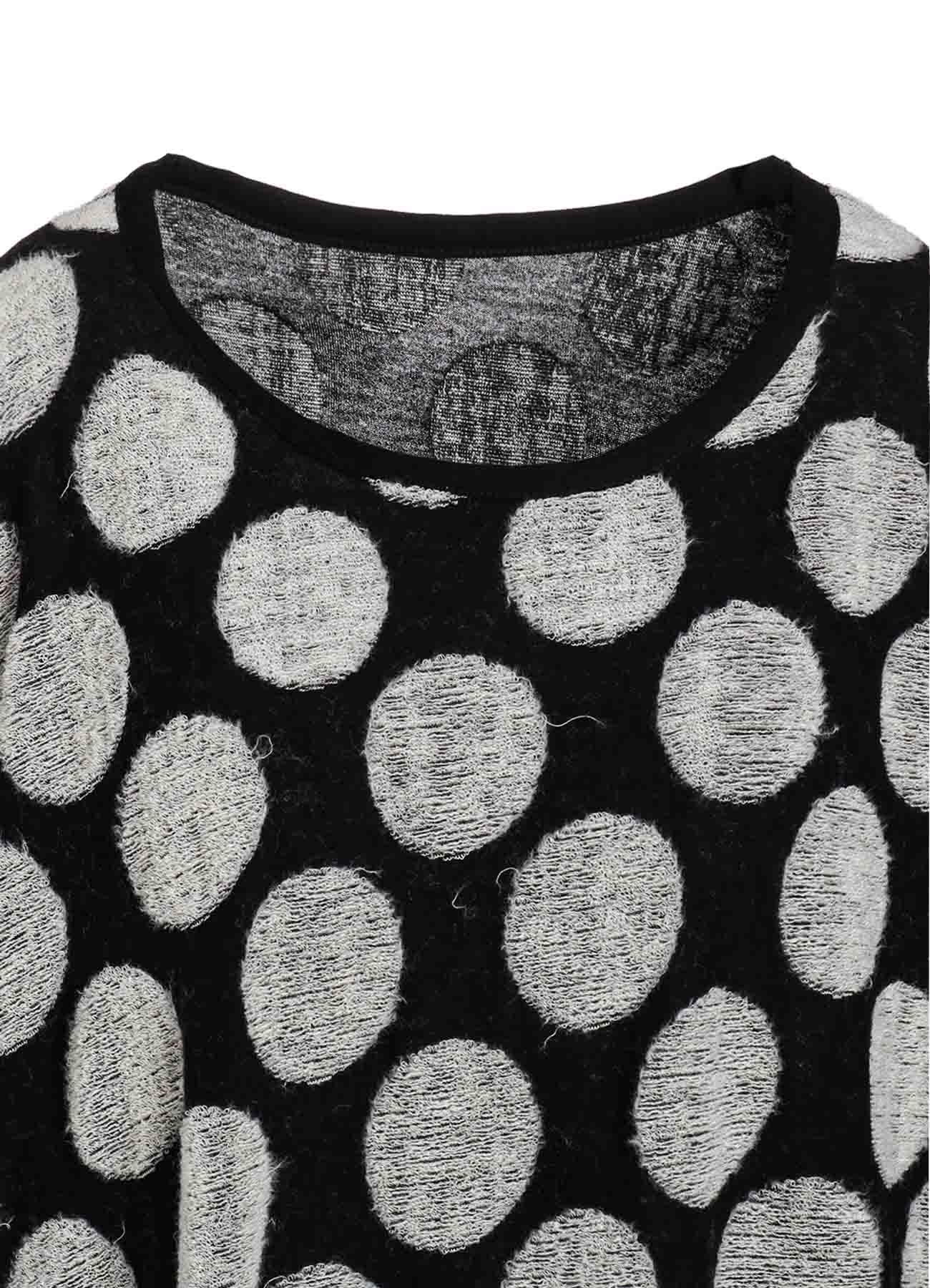 POLKA DOT PILE JQ ROUND NECK BIG T