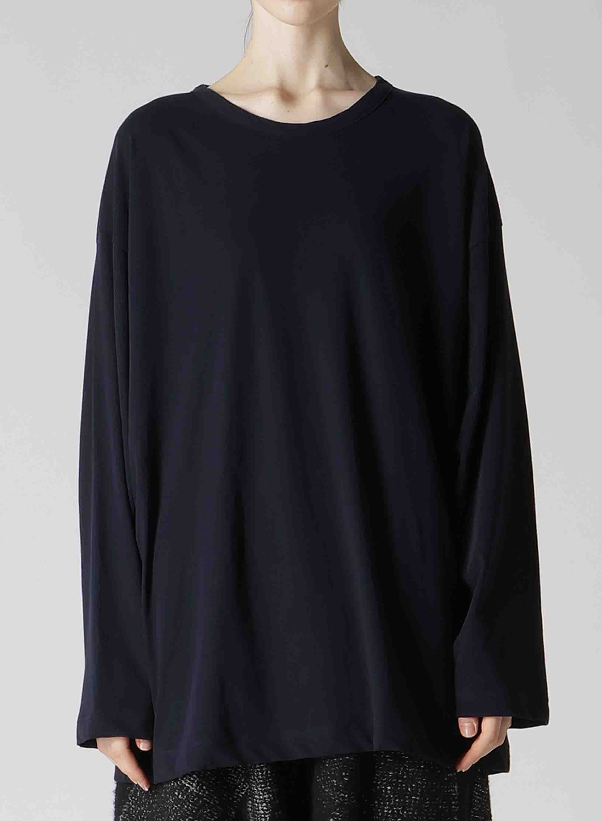 40/-HARD TWIST JERSEY RELAXED LONG T