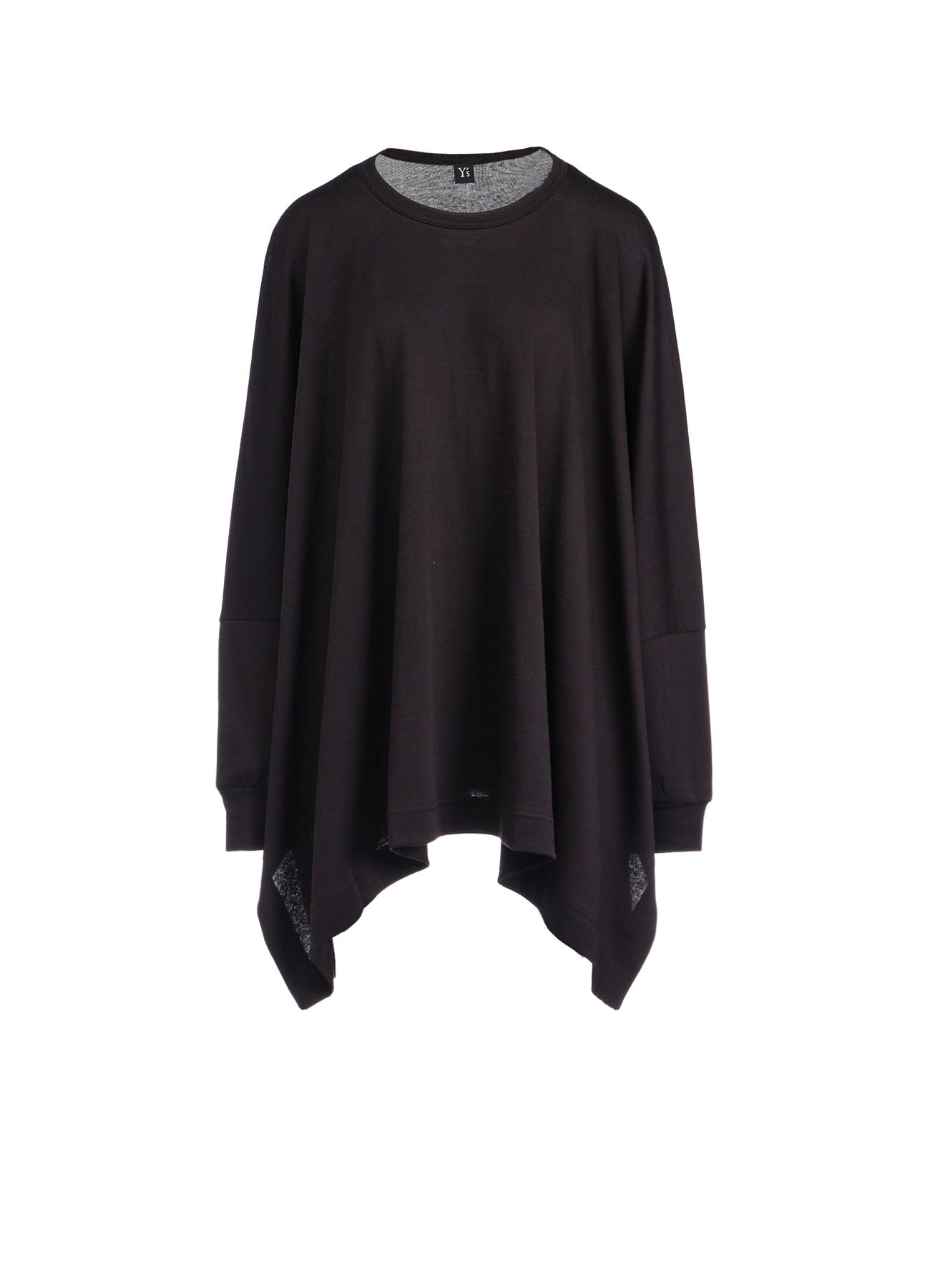 【9/13 12:00(JST) Release】40/2 GAUZE JERSEY ROUND SLEEVE PONCHO