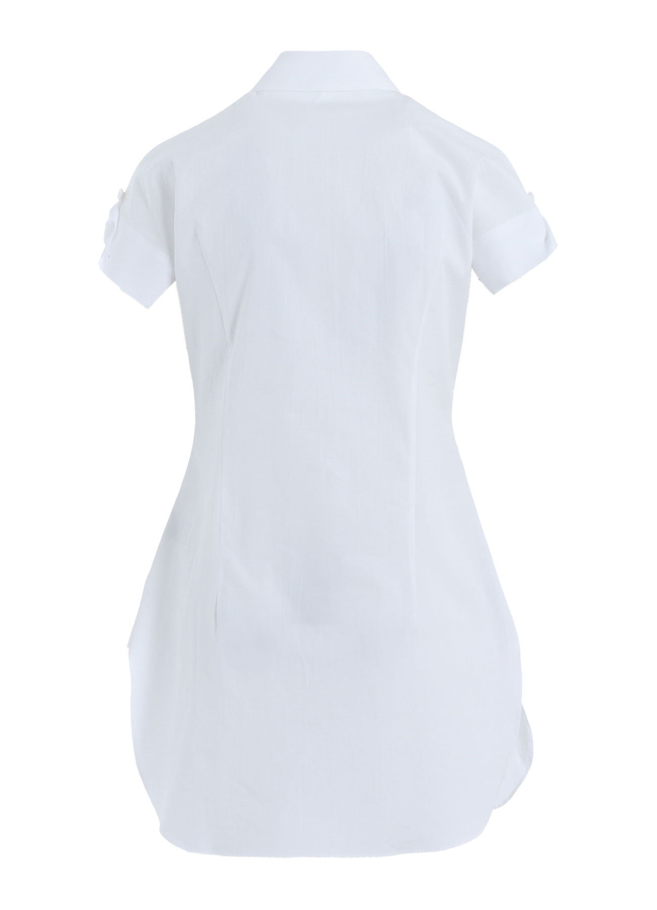 100/2 COTTON BROAD TURN-UP SHIRT