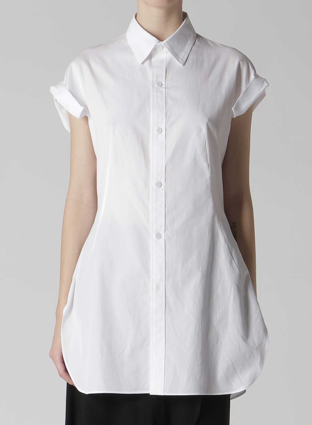 100/2 COTTON BROAD TURN-UP SHIRT