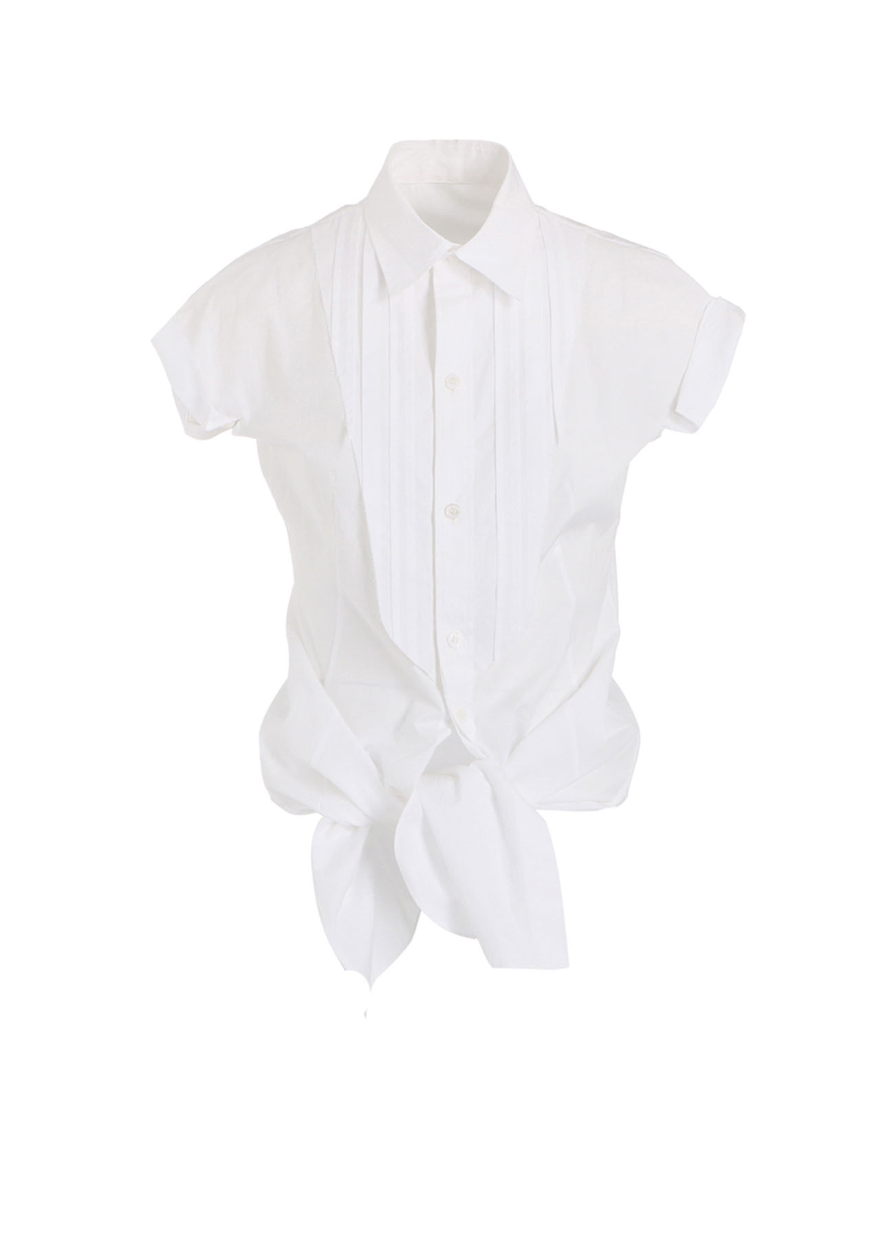 100/2 COTTON BROAD PLEATED SHIRT