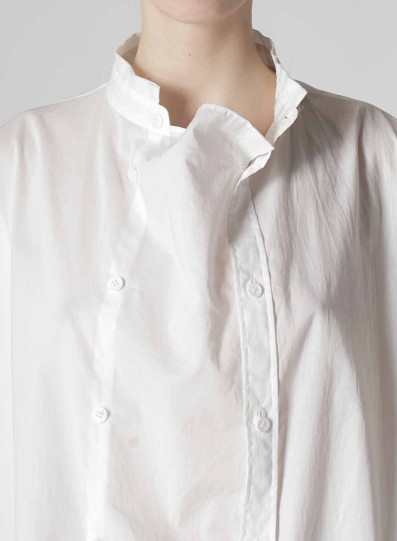 COTTON LAWN RIGHT FRONT DOUBLED SHIRT