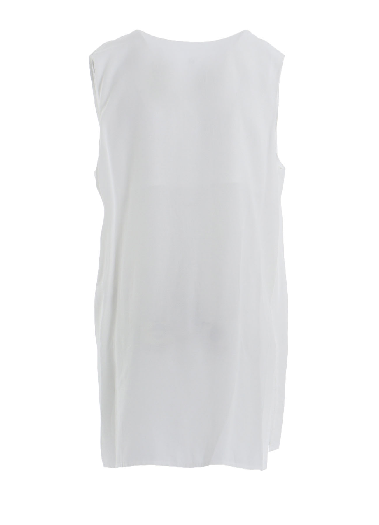 RAYON CAMBRIC FRONT DOUBLE DRAPE BLOUSE